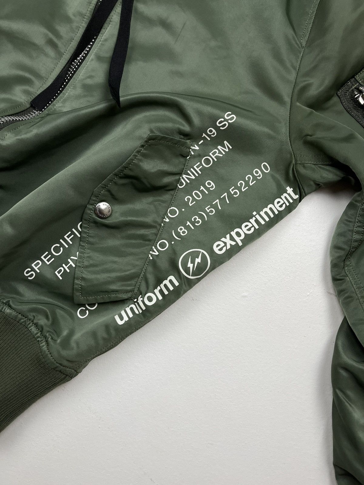 uniform experiment Uniform Experiment 19SS Graffiti Reversible MA-1 Jacket Size US XS / EU 42 / 0 - 6 Thumbnail