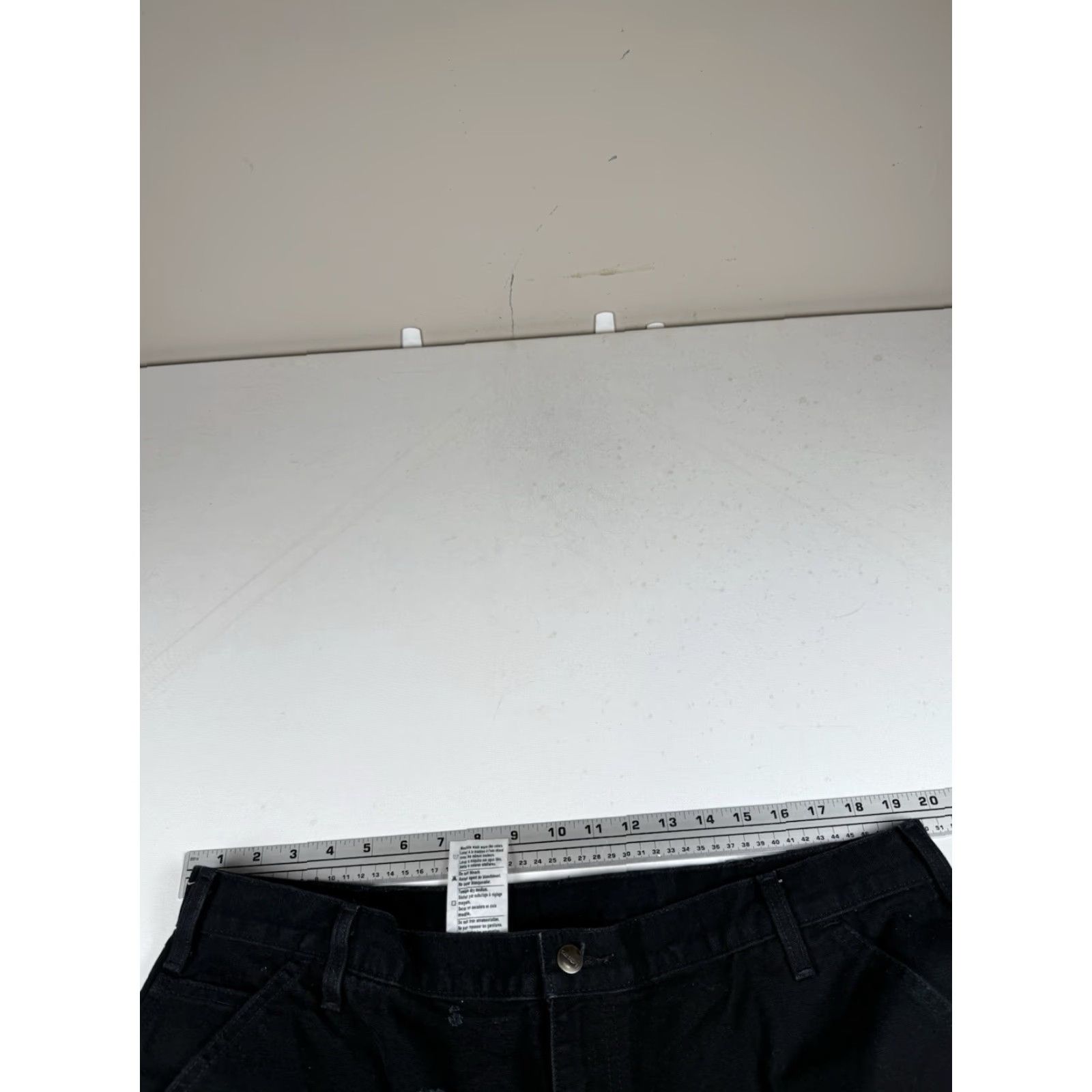 Carhartt VINTAGE Carhartt Pants Mens 40x34 Carpenter Black Distressed Canvas 34 Inseam Workwear Straight Mens USA Carpentry 40 34 Black Size US 37 - 6 Thumbnail