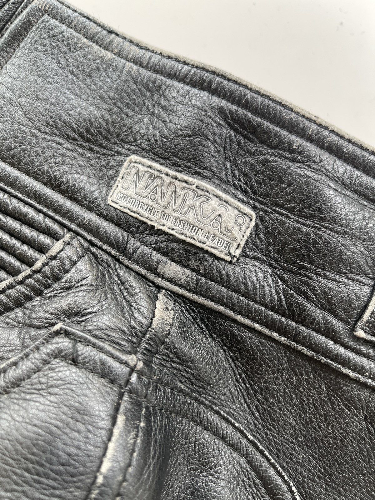 Kadoya Vintage Nankai Leather Bikers Pants Size US 29 - 12 Thumbnail