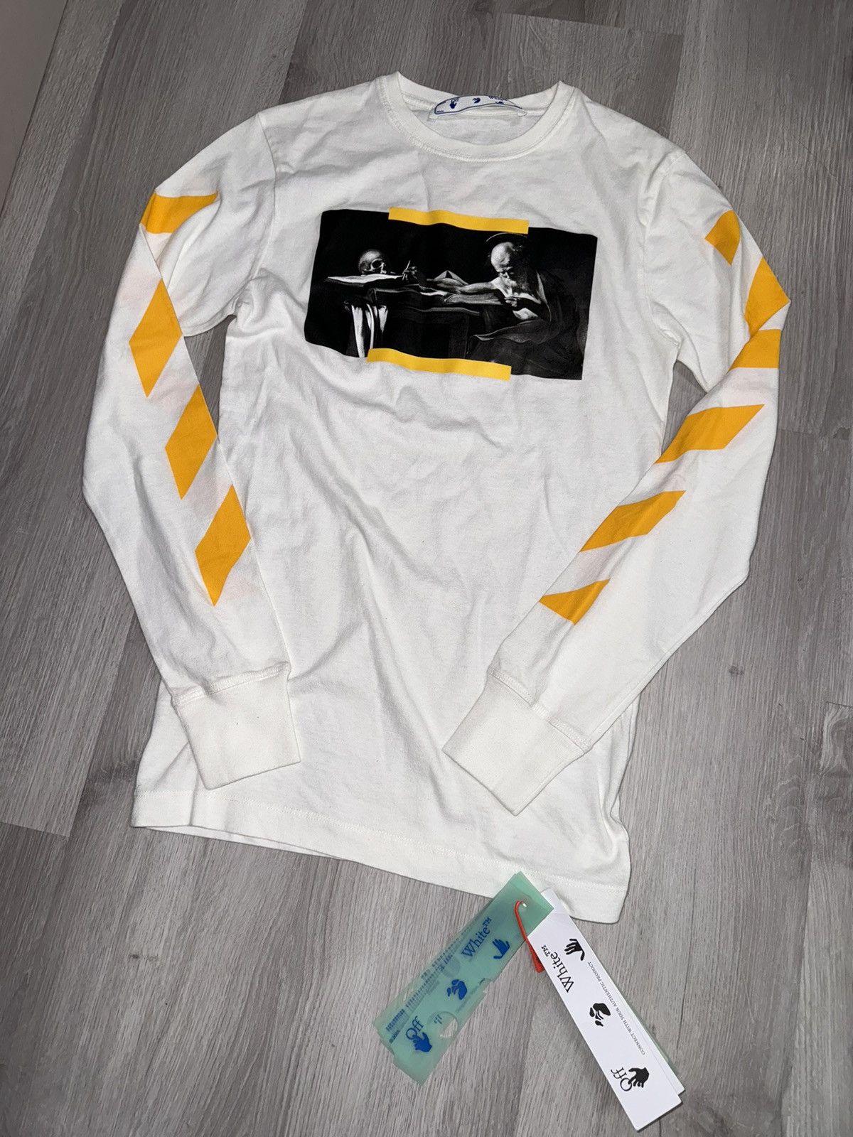 Off White Long-sleeve Arrows Shirt