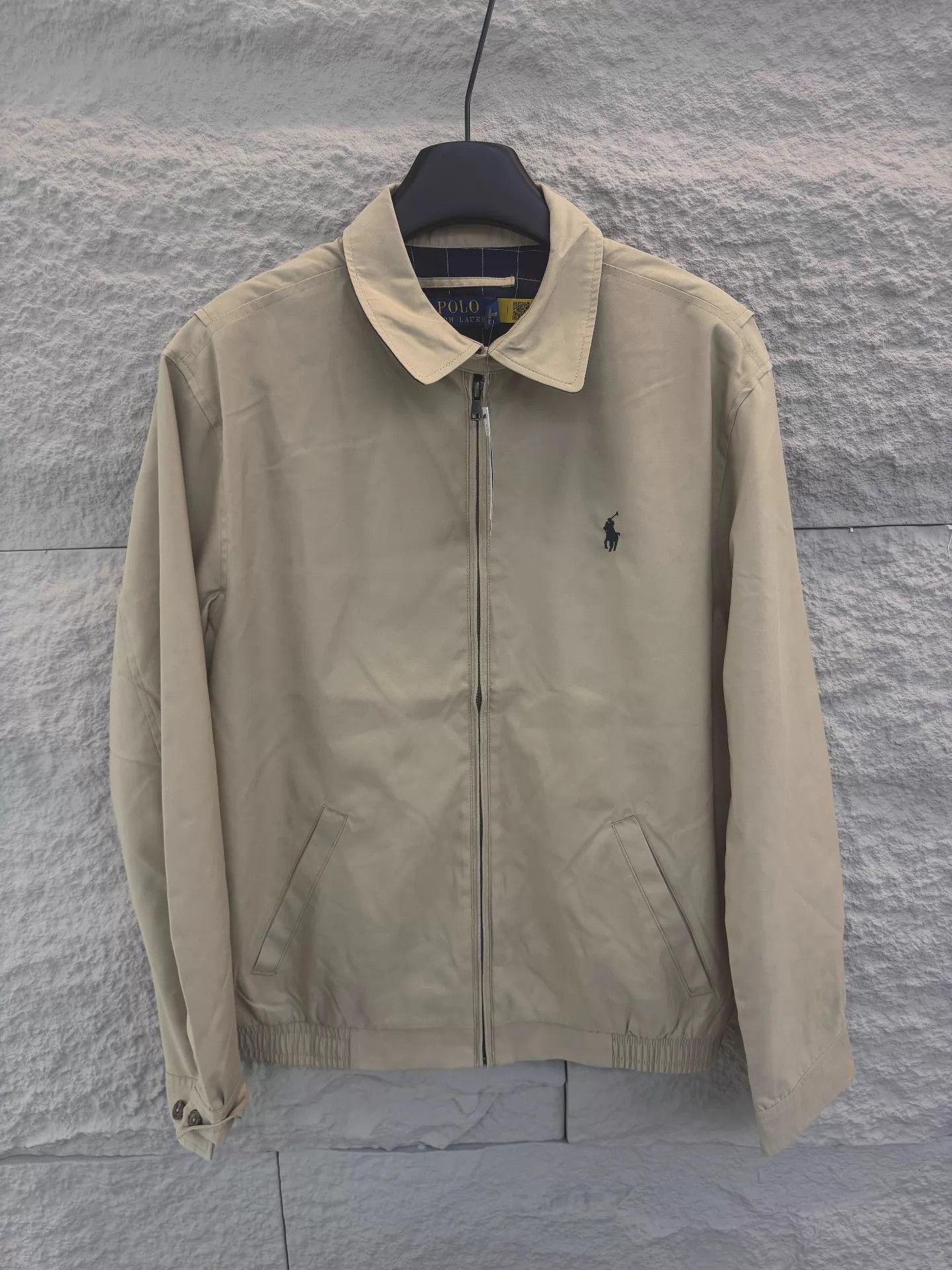 Polo Ralph Lauren Beige Zip-Front Casual Jacket Size S Size US S / EU 44-46 / 1 - 1 Thumbnail