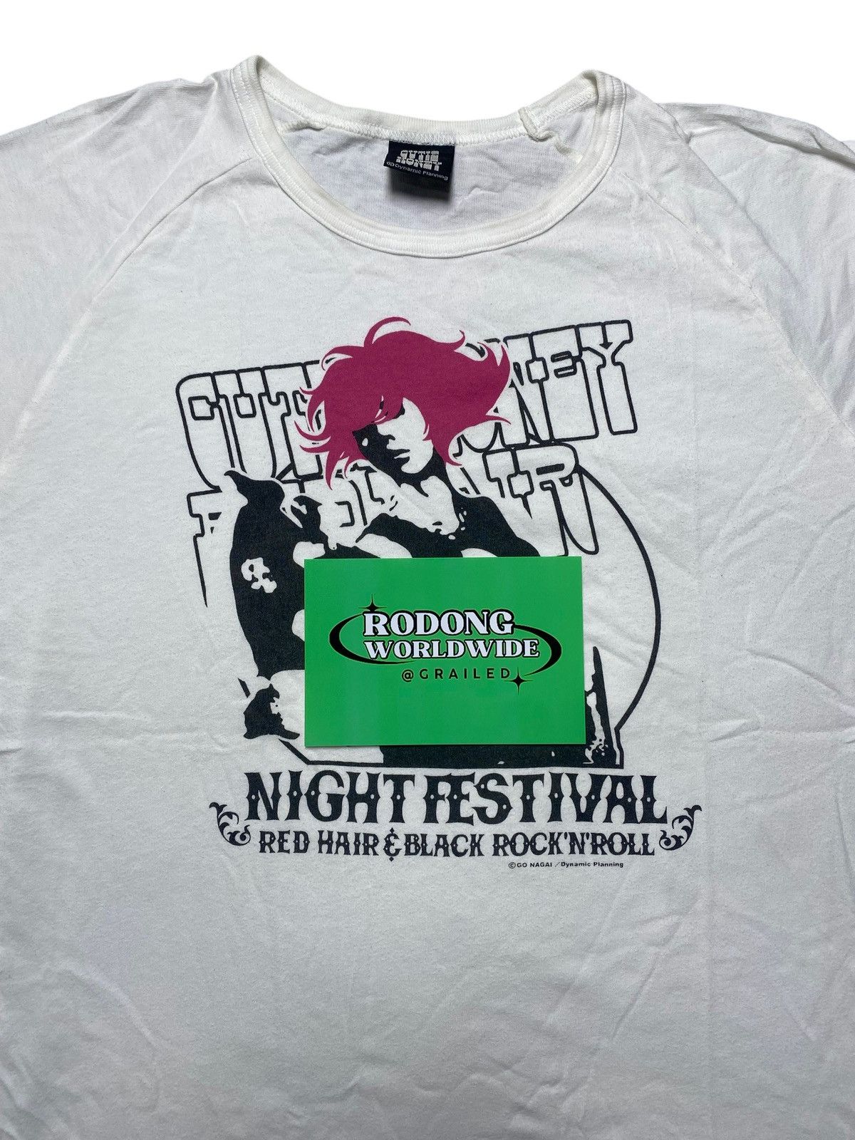 Japanese Brand VINTAGE CUTIE HONEY NIGHT FESTIVAL RED HAIR & BLACK GO NAGAI Size US L / EU 52-54 / 3 - 3 Thumbnail