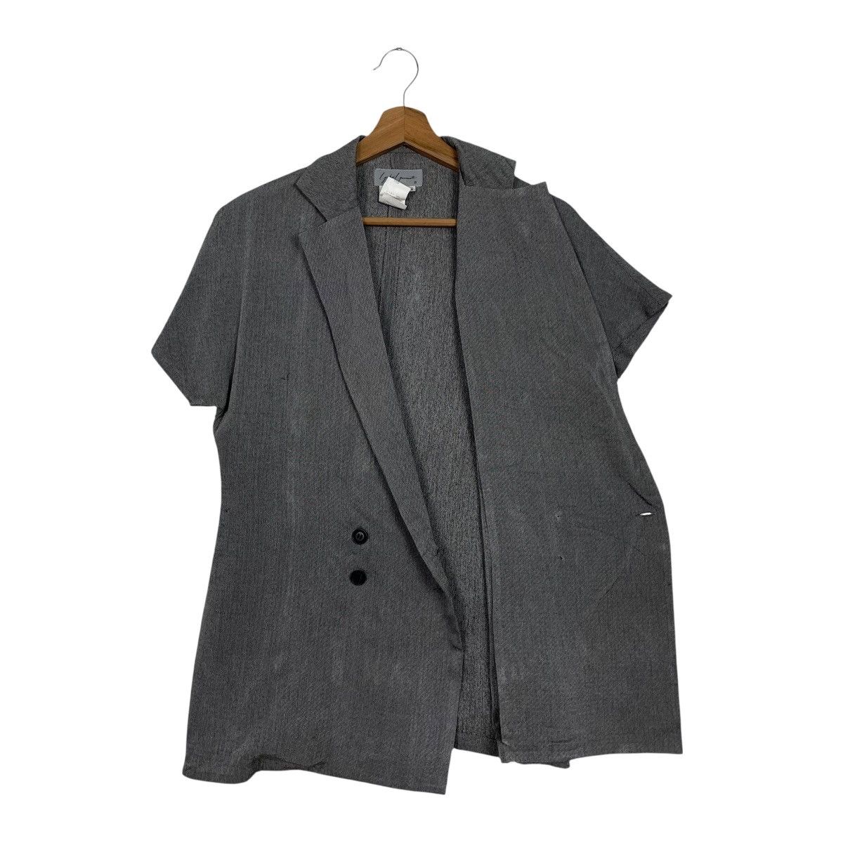Yohji Yamamoto Yohji Yamamoto Double Breasted Rayon Jacket Size S / US 4 / IT 40 - 9 Thumbnail