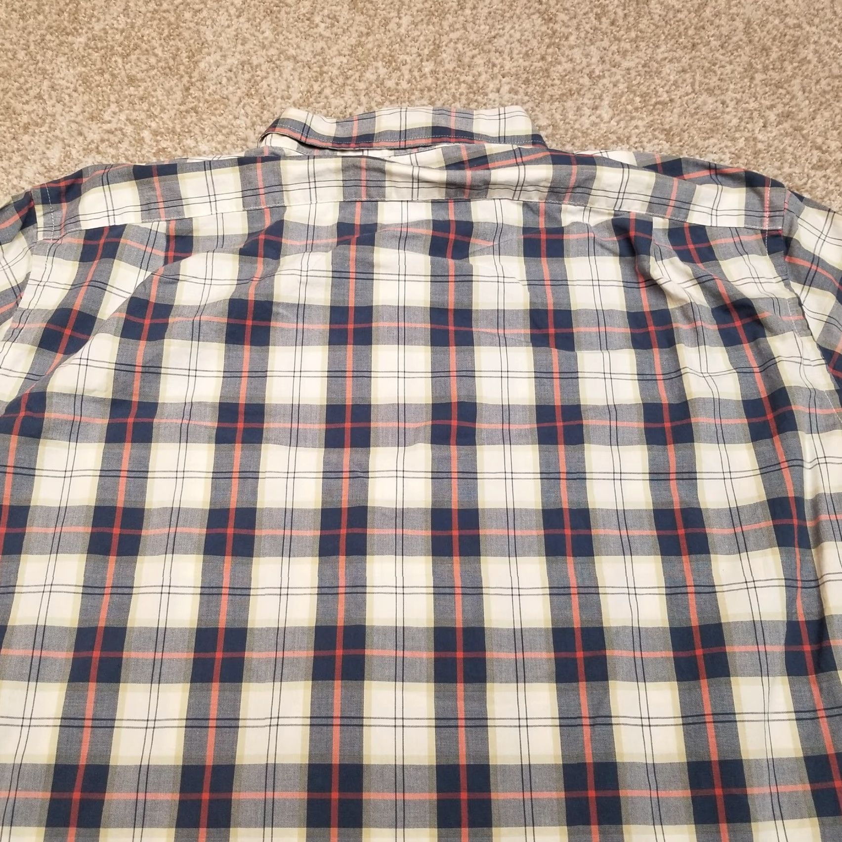 J.Crew J. Crew Shirt Mens Large Blue Check Flex Long Sleeve Cotton Blend Button Casual Size US L / EU 52-54 / 3 - 7 Thumbnail