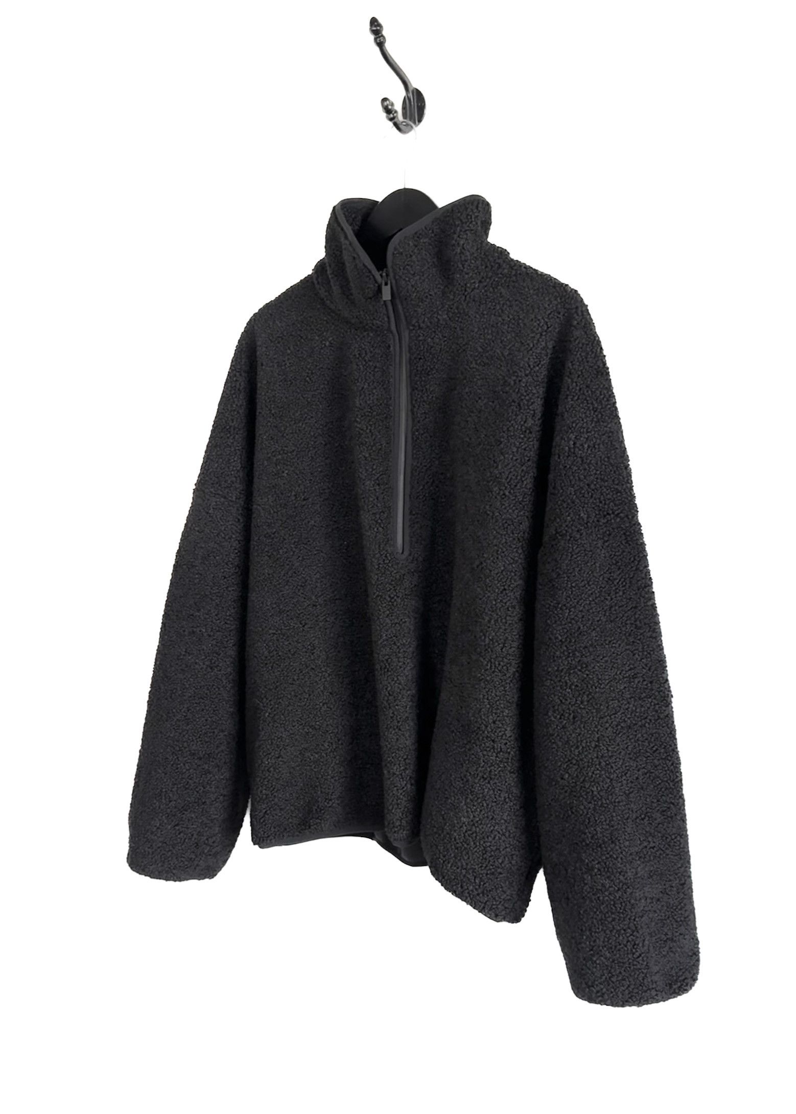 Fear of God Fear Of God Athletics Black Half Zip Polar Fleece Sweater Size US M / EU 48-50 / 2 - 2 Thumbnail