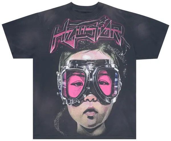 Hellstar The Future T-Shirt 'Black/Pink'