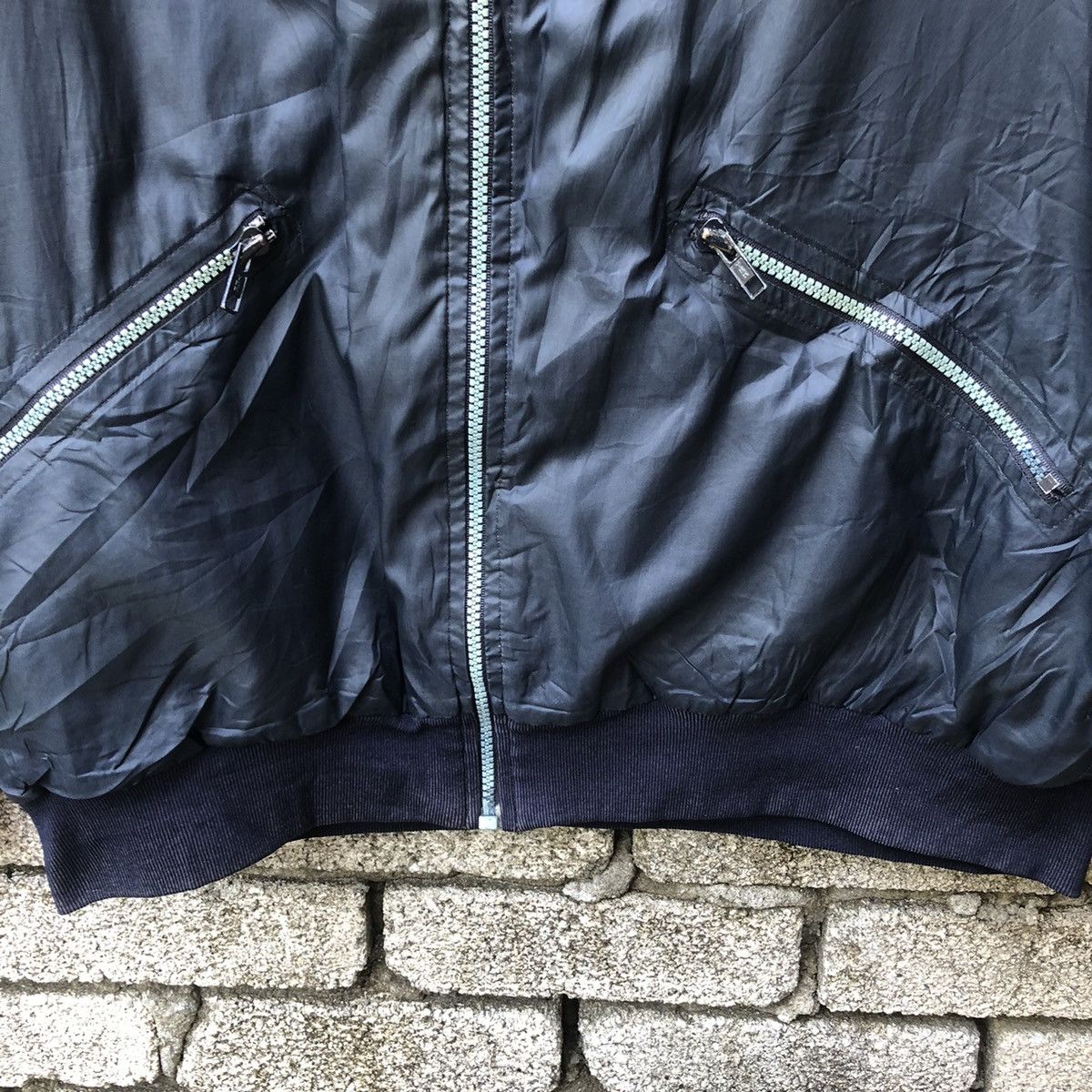 Lacoste × Vintage Vintage Lacoste Nylon Bomber Jacket Size US XL / EU 56 / 4 - 3 Thumbnail