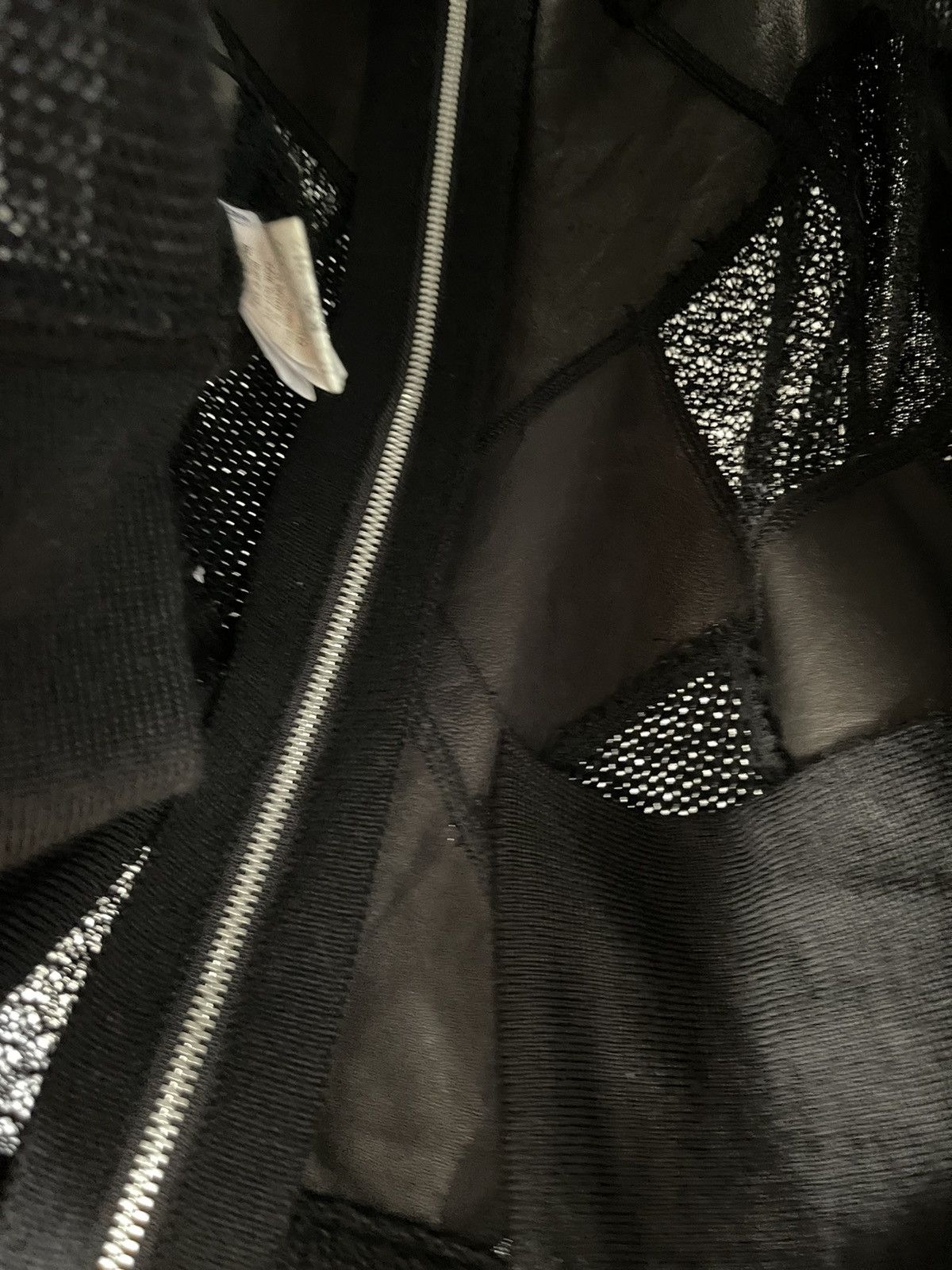 Yohji Yamamoto Yohji Yamamoto Pour Homme Geometric Knit Full Zip Wool Size US L / EU 52-54 / 3 - 5 Thumbnail