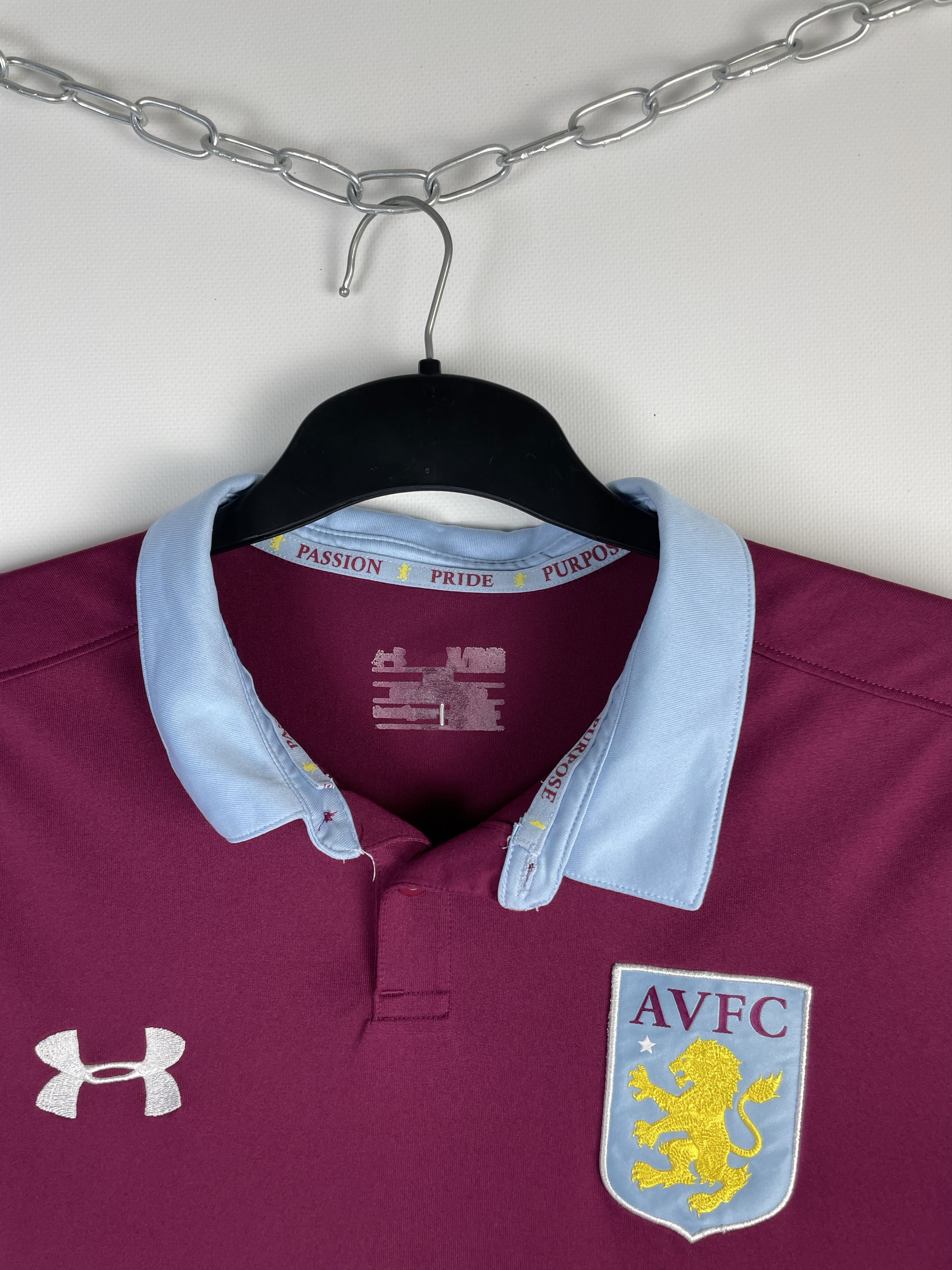 Vintage Under Armour Aston Villa Soccer Jersey T-Shirt Size US XL / EU 56 / 4 - 5 Thumbnail