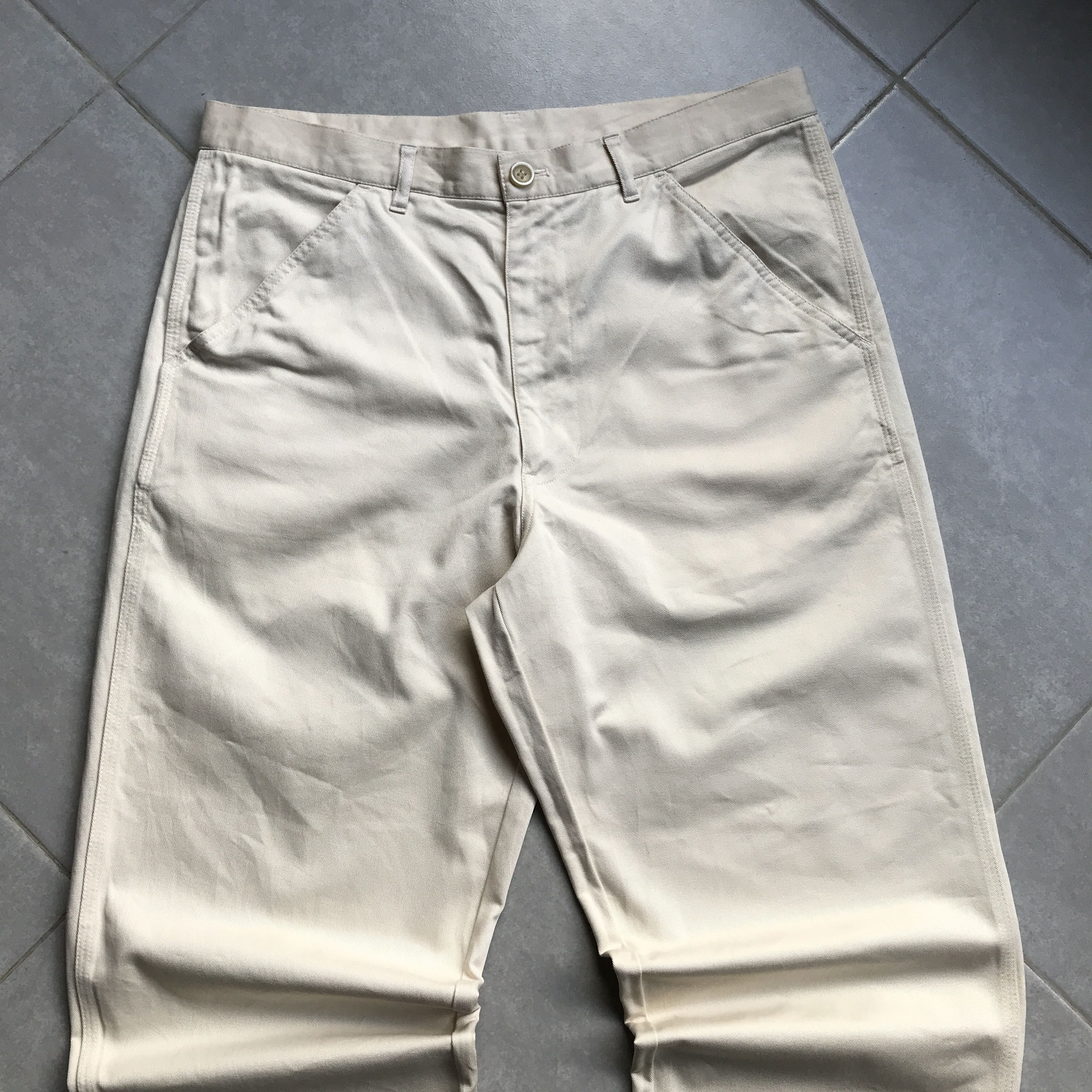 Comme des Garcons SHIRT Comme des Garcons Shirt Beige Trouser Size US 34 / EU 50 - 8 Thumbnail