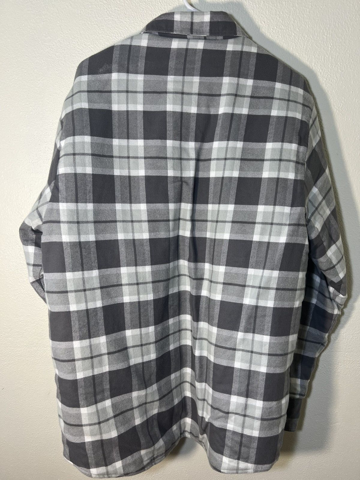 JJJJound Jjjjound Quilted Plaid Jacket Gray and White Size US L / EU 52-54 / 3 - 4 Thumbnail