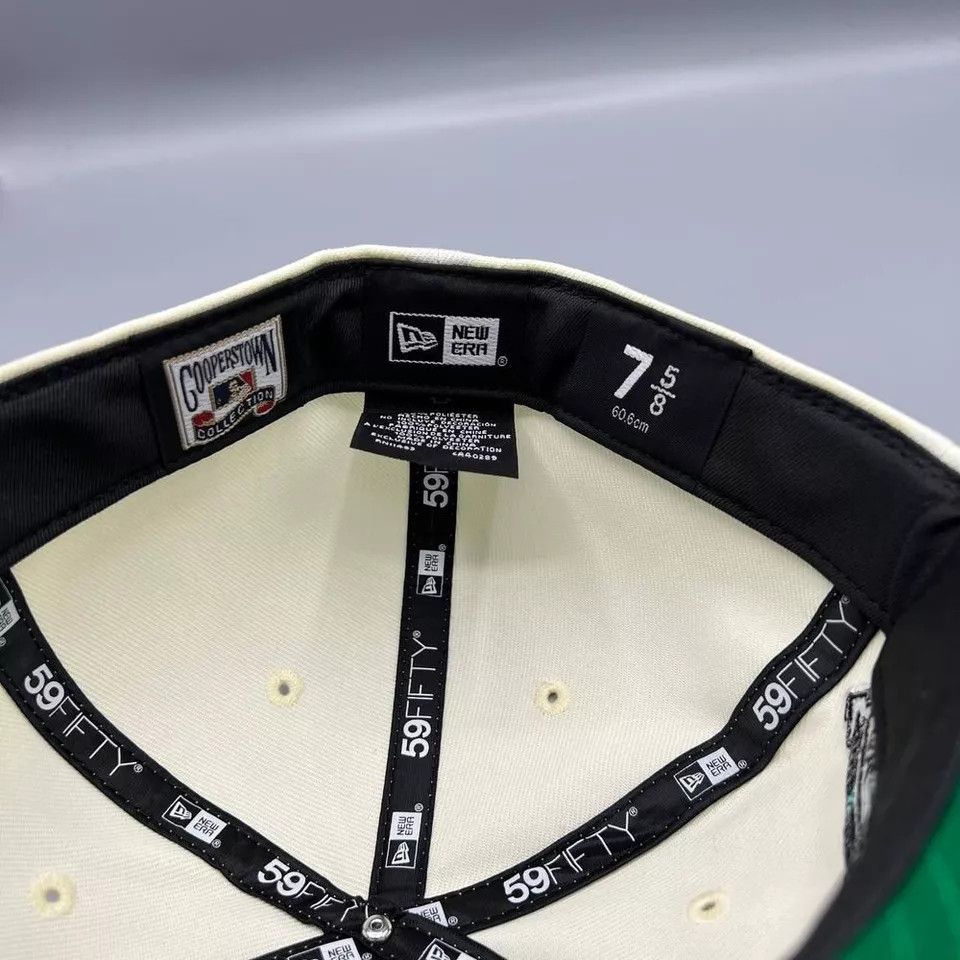 New Era Florida Marlins Hat Men 7 5/8 59Fifty New Era MLB Fitted Cap Size ONE SIZE - 6 Thumbnail