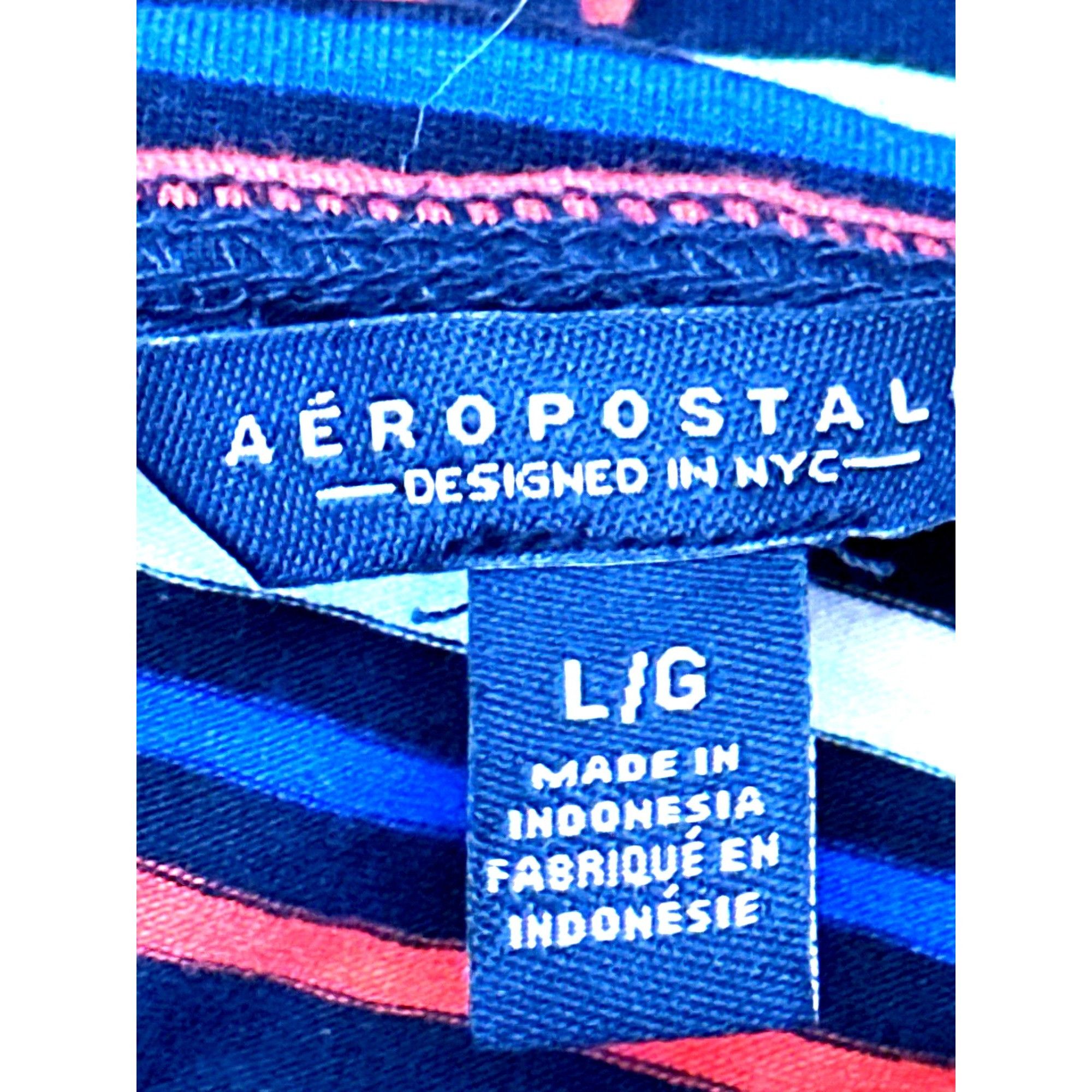 Aeropostale Striped Red White Blue Halter Dress Size Large Aeropostale D Size L / US 10 / IT 46 - 5 Thumbnail