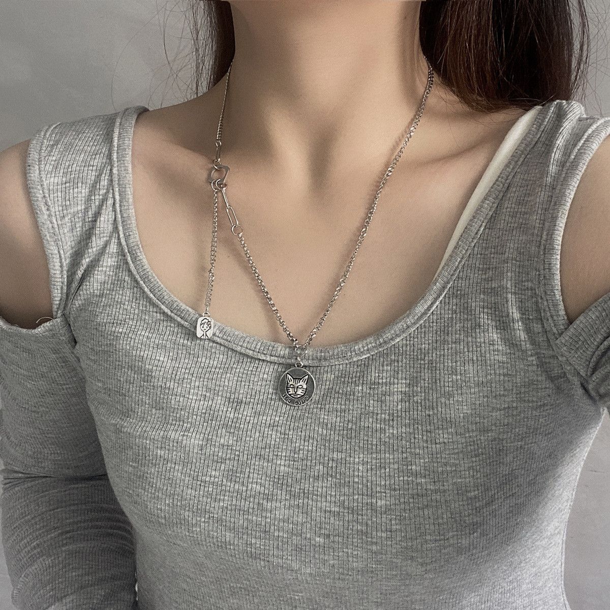 Other Cute Cat Future STEAL! Y2K Chains Necklace Chain Size ONE SIZE - 2 Thumbnail