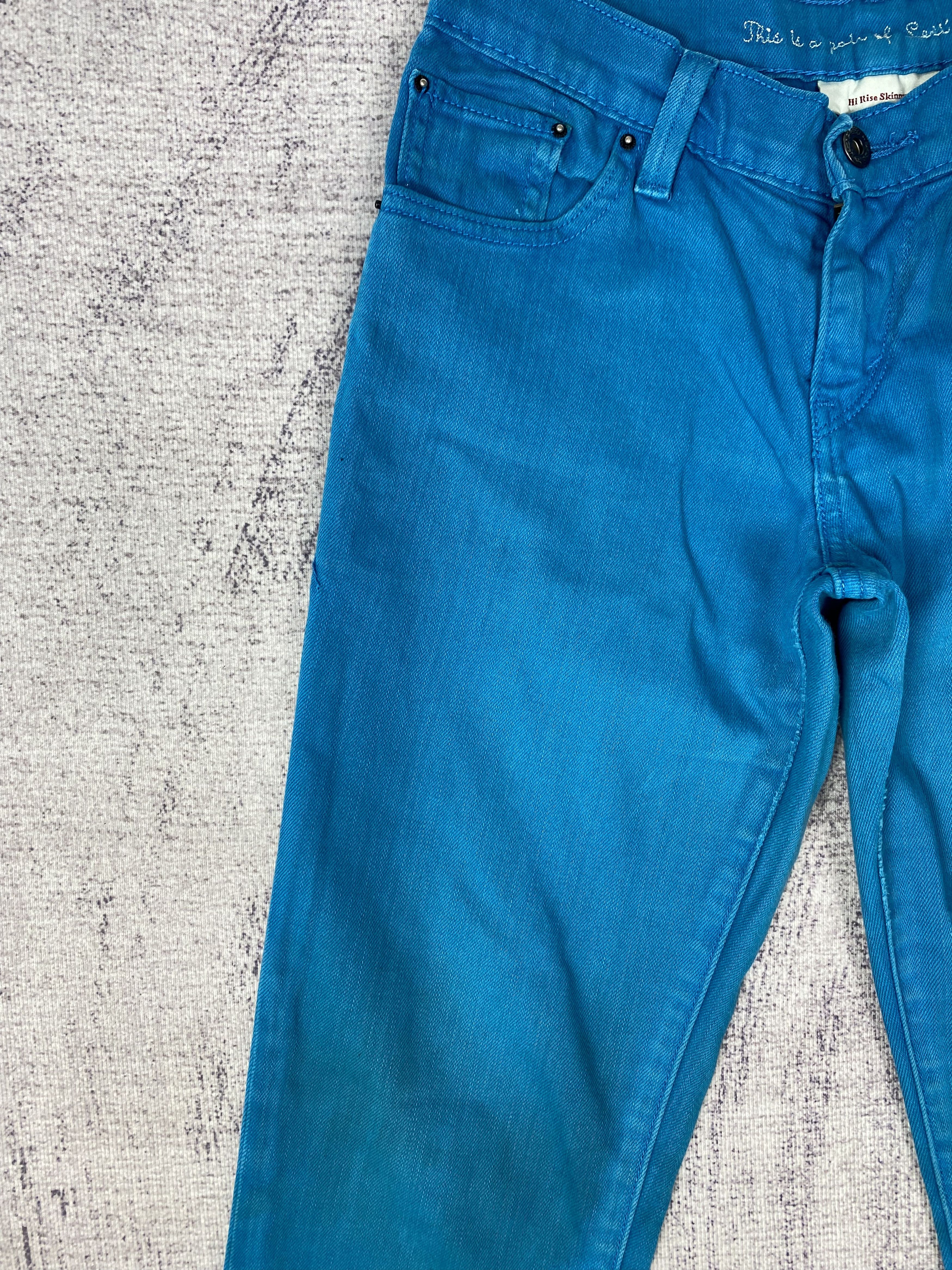 Levi's Vintage Levi's Riss Skinny Blue Denim Jeans P0478 Size US 26 / EU 42 - 4 Thumbnail