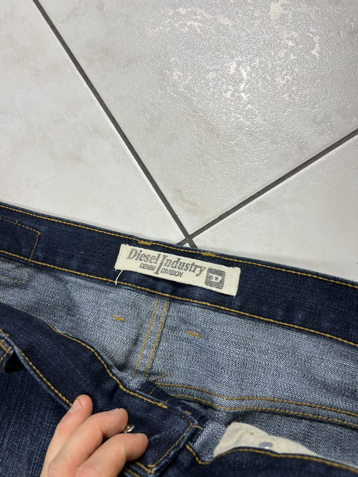 Diesel Vintage Diesel Roody raw navy distressed denim y2k jeans Size US 38 / EU 54 - 12 Thumbnail