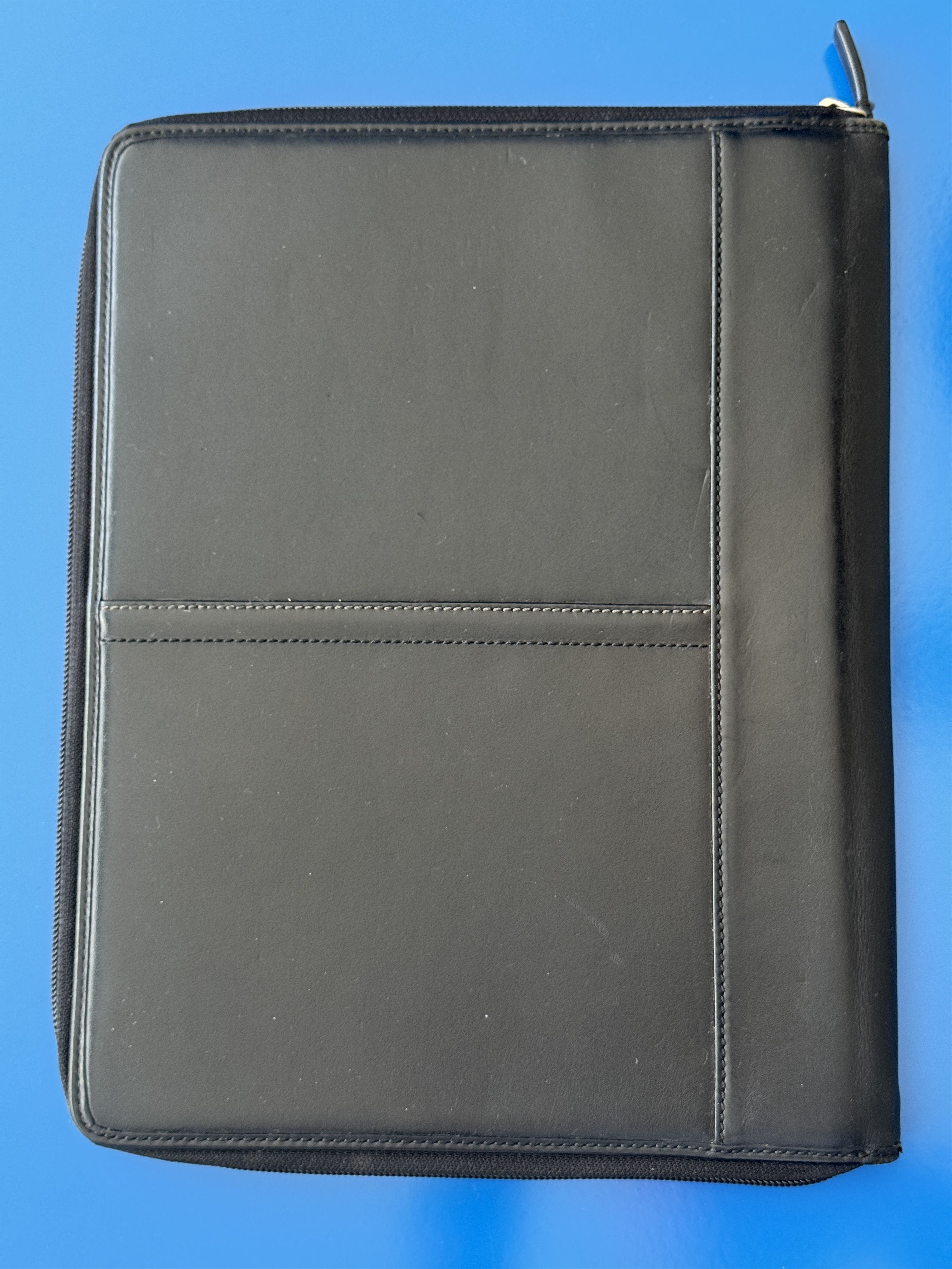 Coach Coach Black Leather Zip Portfolio Organizer – Excellent Cond Size ONE SIZE - 3 Thumbnail