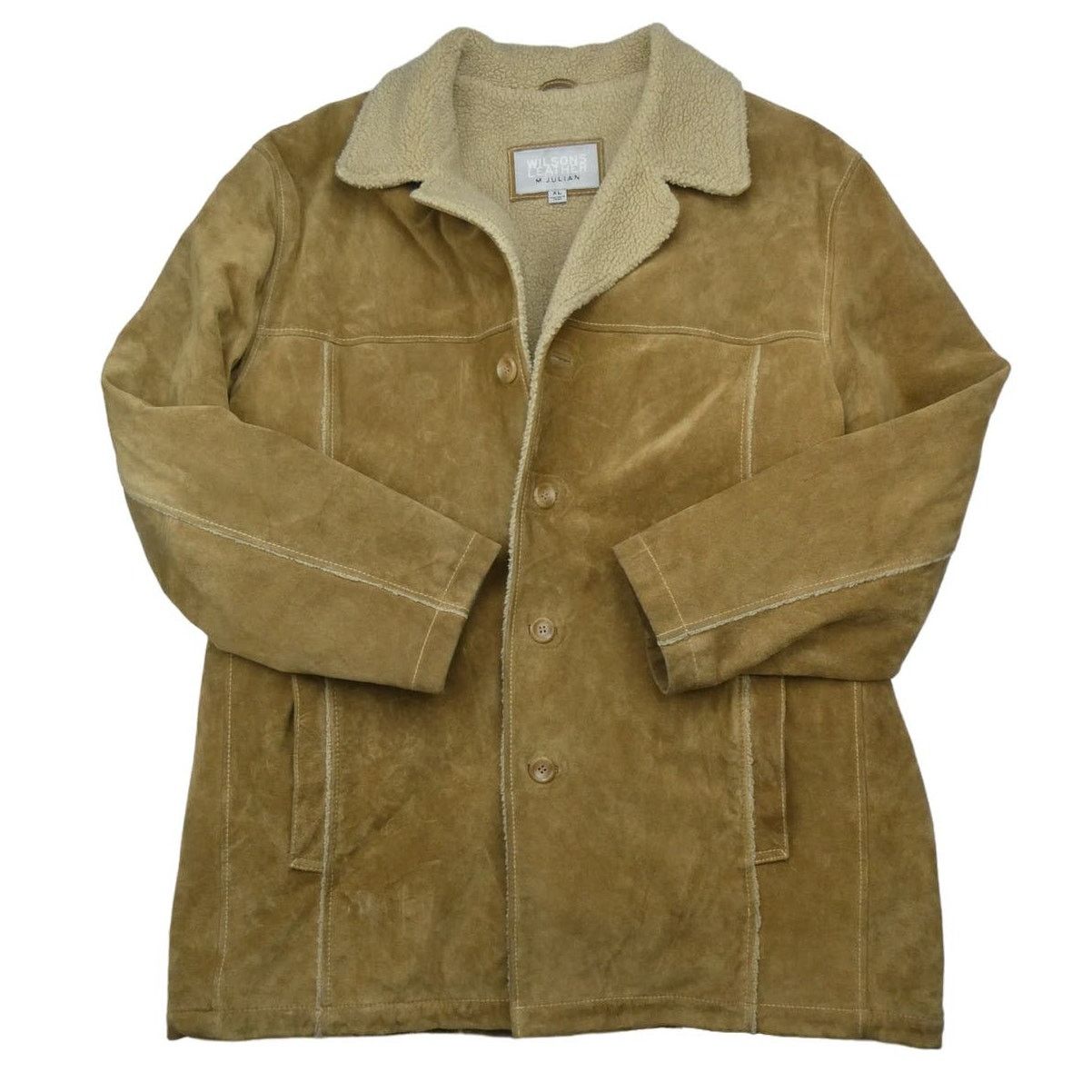 Wilsons Leather Wilsons Leather M.Julian 100% leather coat, size: XL, tan Size US XL / EU 56 / 4 - 1 Thumbnail