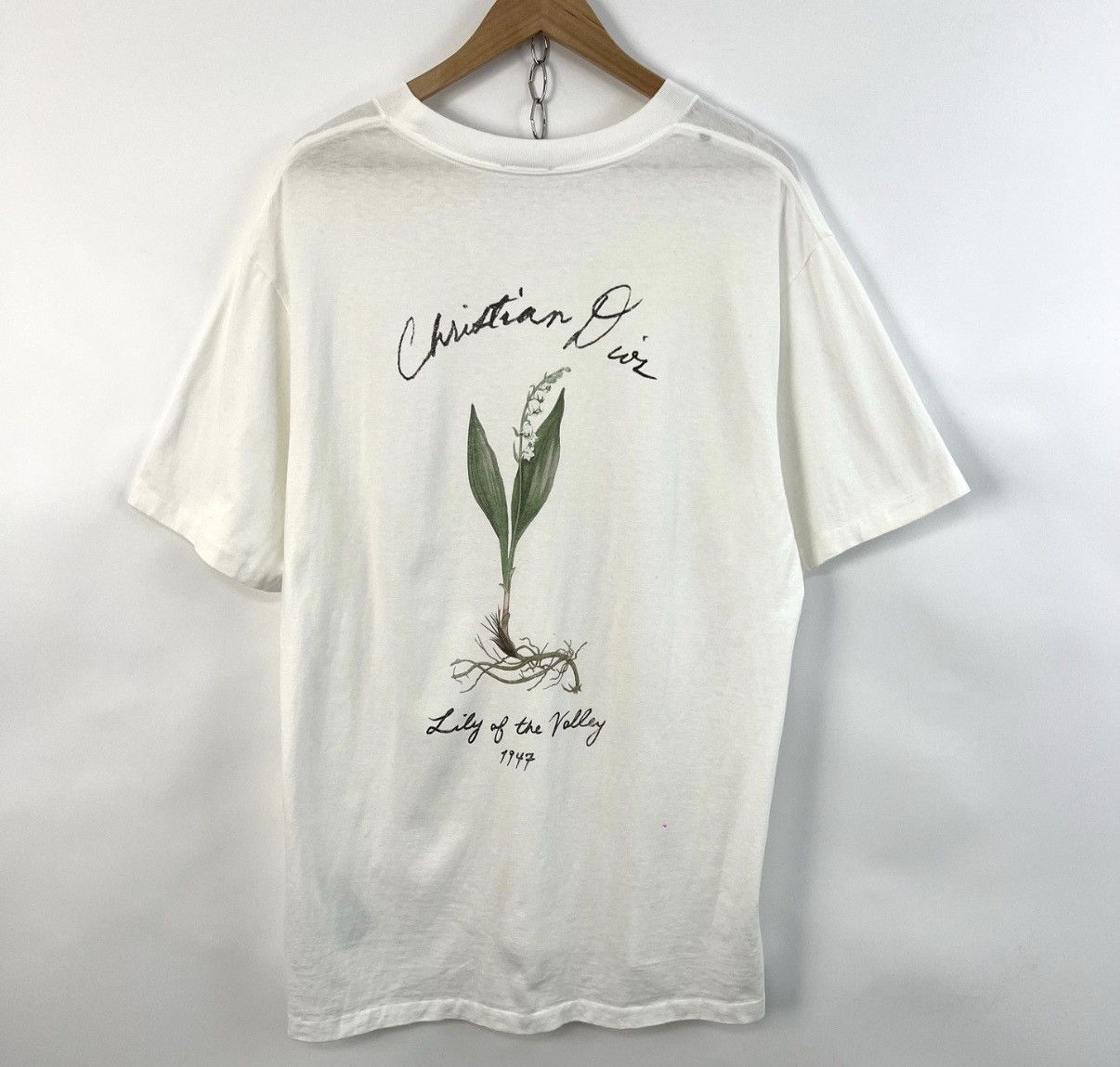 Dior DIOR Short Sleeve with Bluebell and Back Logo Print K12 Size US XL / EU 56 / 4 - 1 Thumbnail