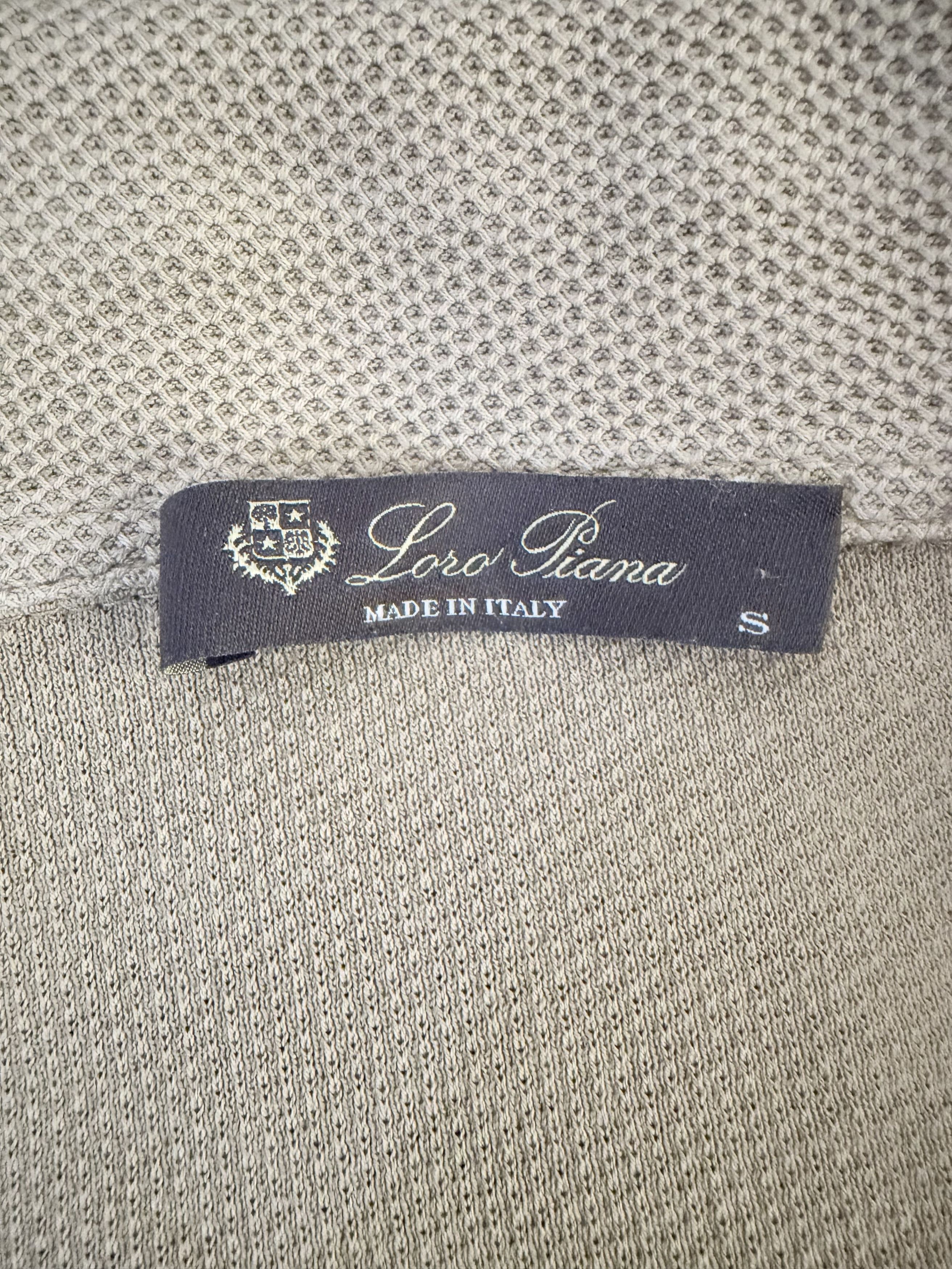 Loro Piana Luxury Tailored Cotton Knit Polo Size US S / EU 44-46 / 1 - 8 Thumbnail