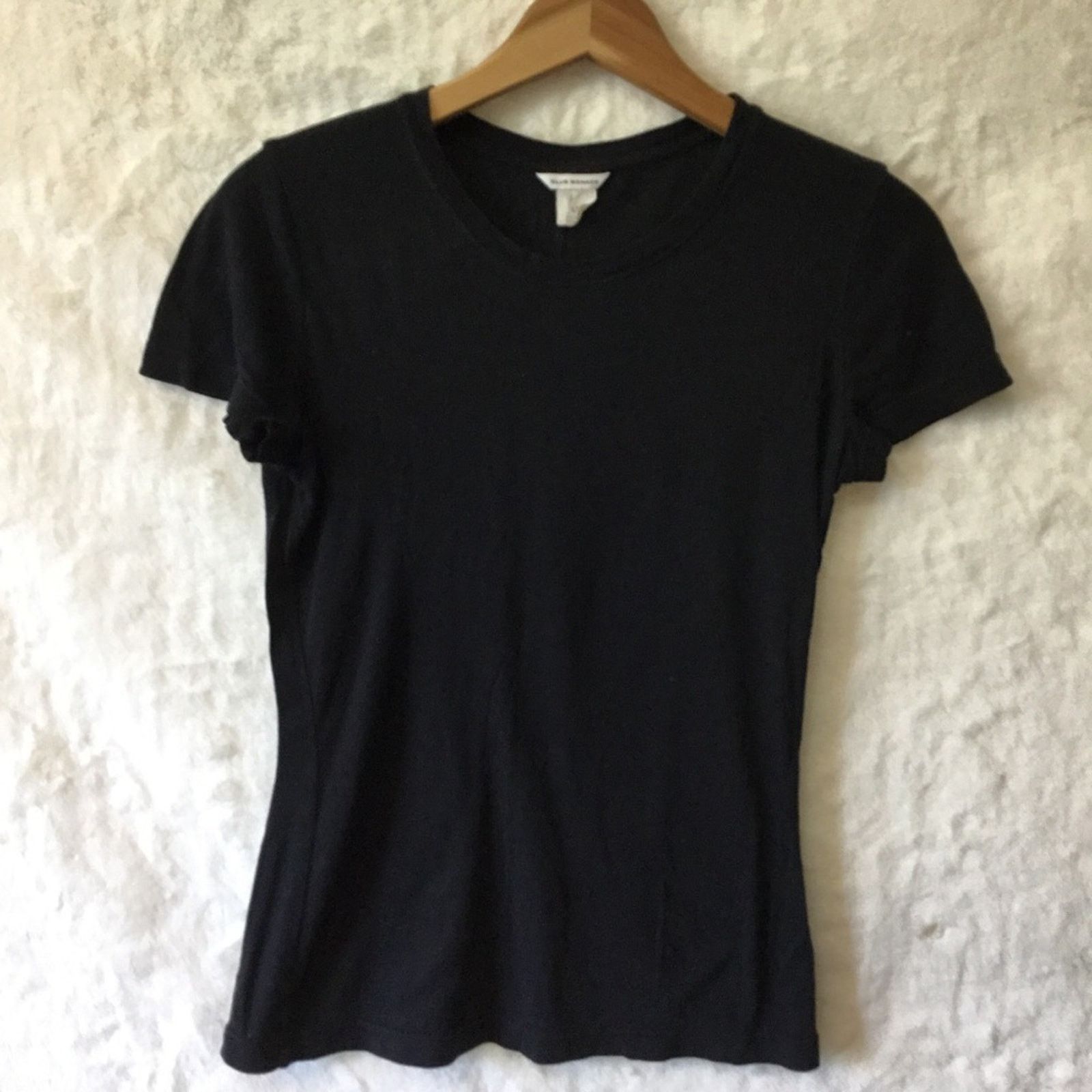 Club Monaco Club Monaco Black Classic Short Sleeve T-Shirt Size S / US 4 / IT 40 - 2 Thumbnail