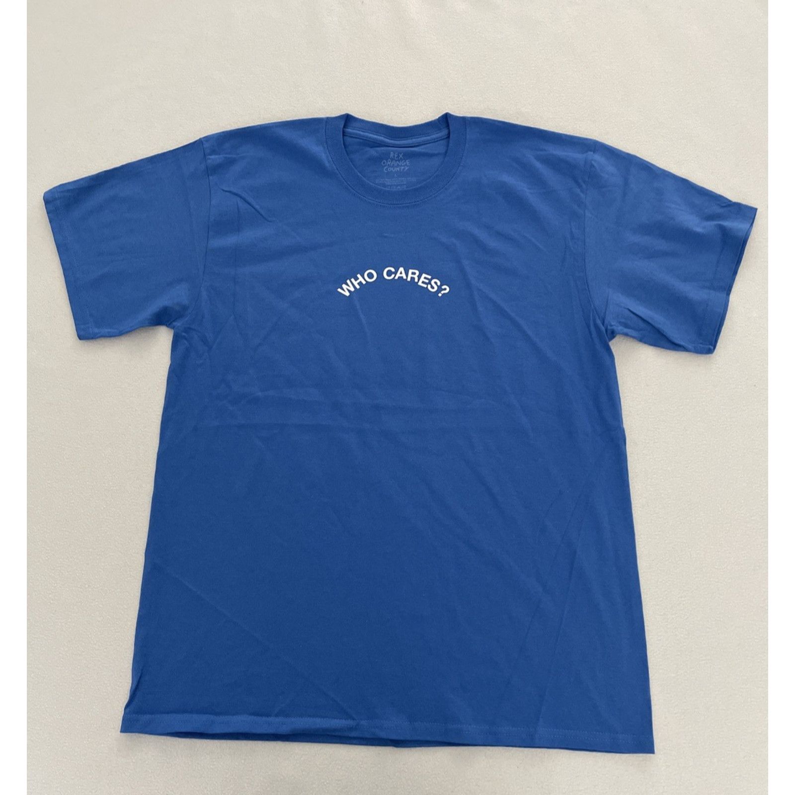 Gildan Rex Orange County Who Cares Tour T-Shirt Blue Small NWOT Size US S / EU 44-46 / 1 - 3 Thumbnail