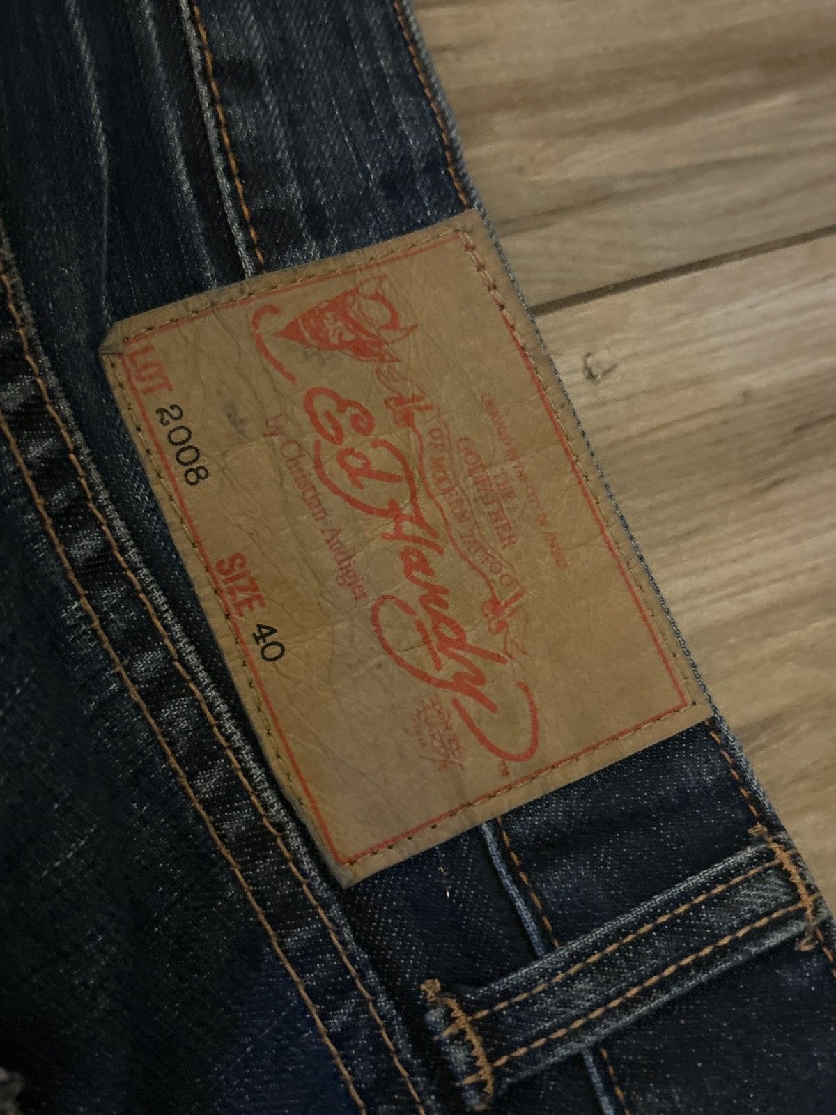 Ed Hardy Ed Hardy Jaguar Designed Denim Wide leg jeans Size US 40 / EU 56 - 5 Thumbnail