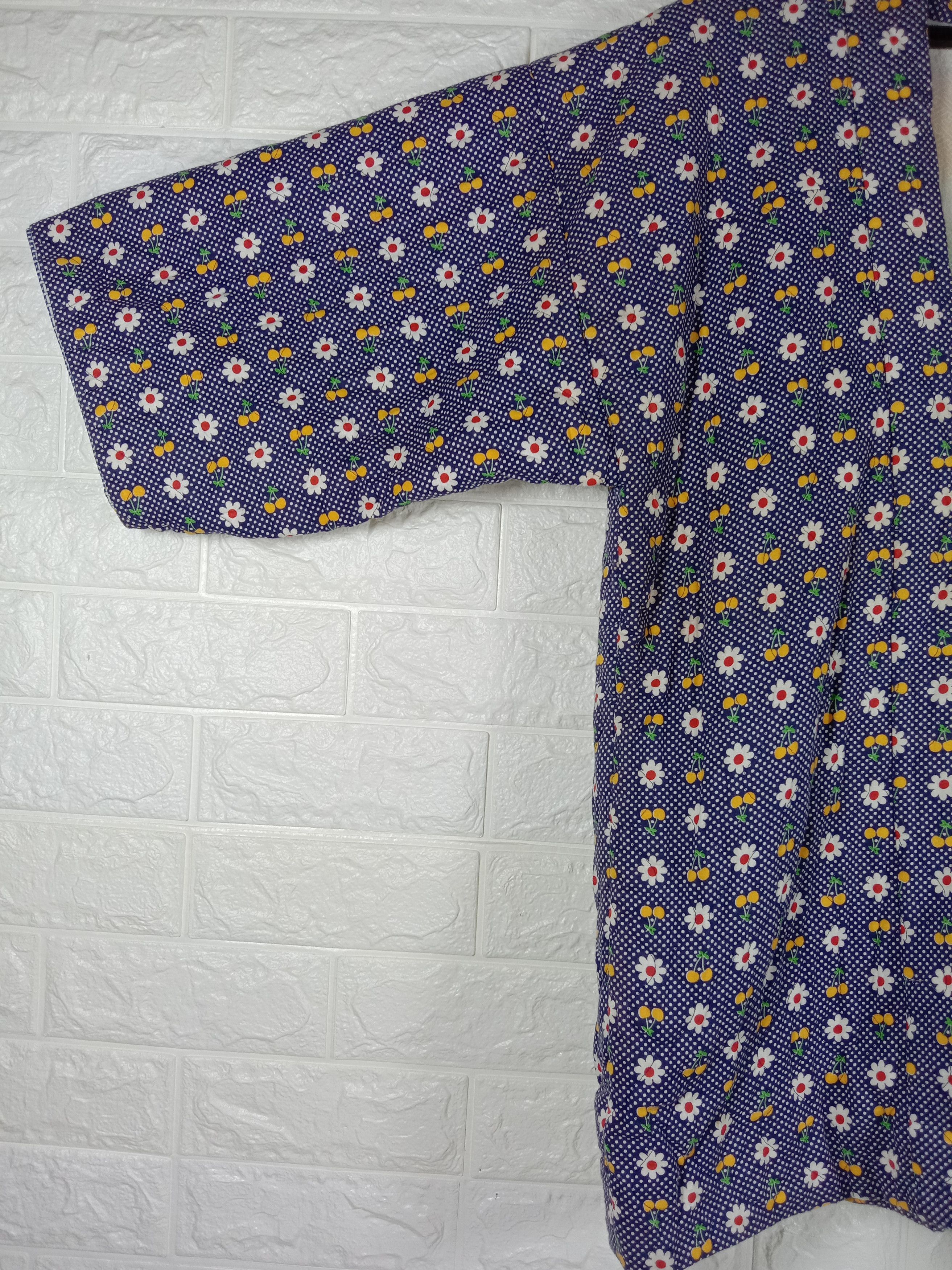 Japanese Brand Vintage Japanese Plaid Hanten Noragi Style Kimono Cardigan Size US L / EU 52-54 / 3 - 3 Thumbnail