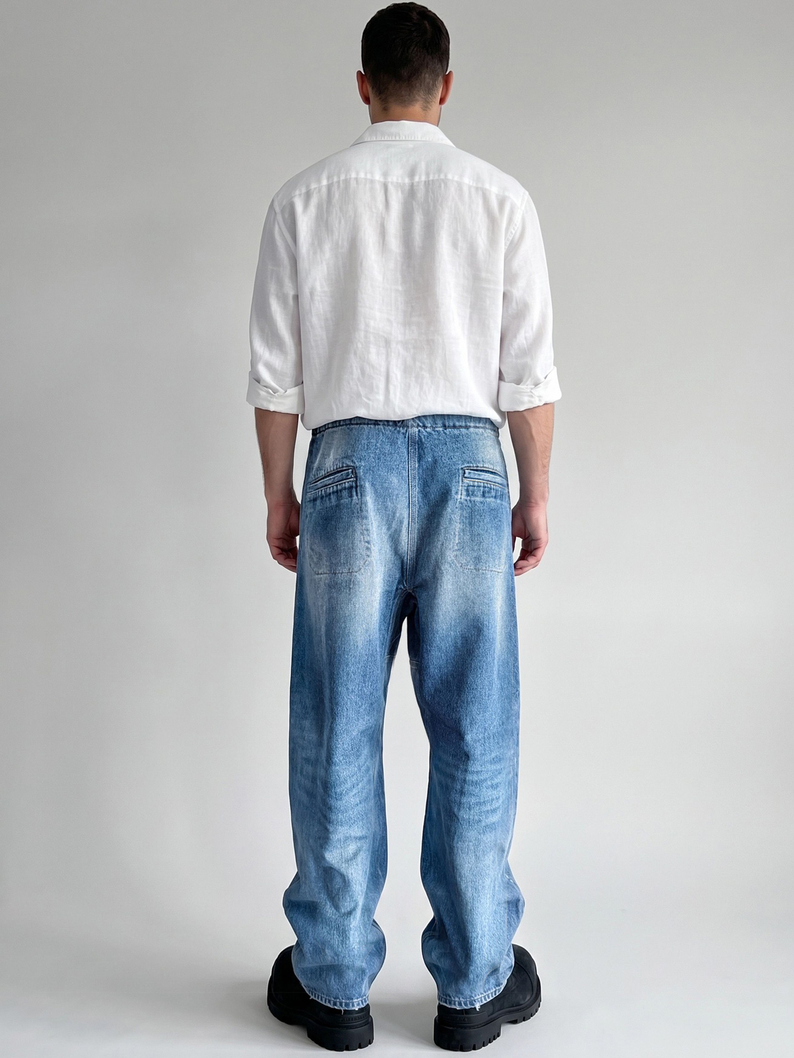 Valentino Valentino Mainline Paneled Drawstring Jeans Size US 32 / EU 48 - 14 Thumbnail