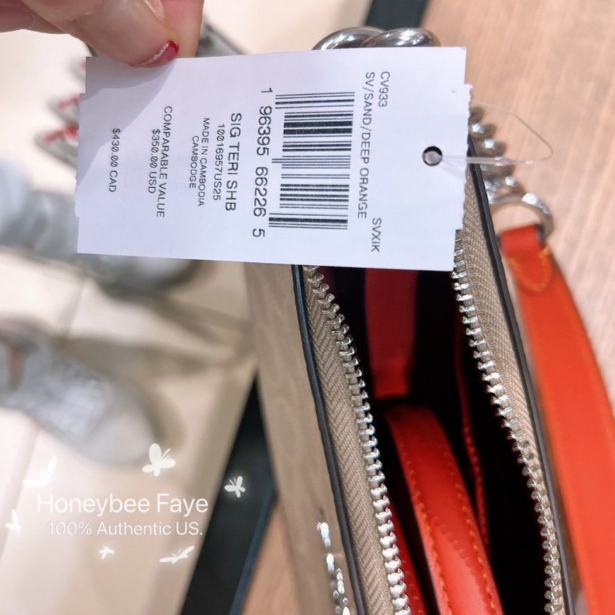 Coach Teri Shoulder Bag In Signature Canvas CV933 Size ONE SIZE - 7 Thumbnail