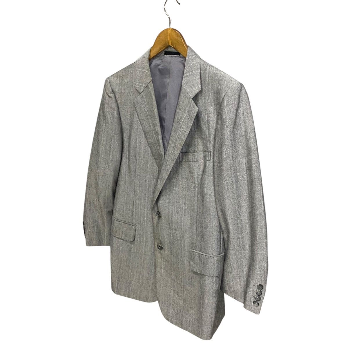 Burberry × Japanese Brand × Vintage Burberrys blazer coat grey plaid Size US M / EU 48-50 / 2 - 3 Thumbnail