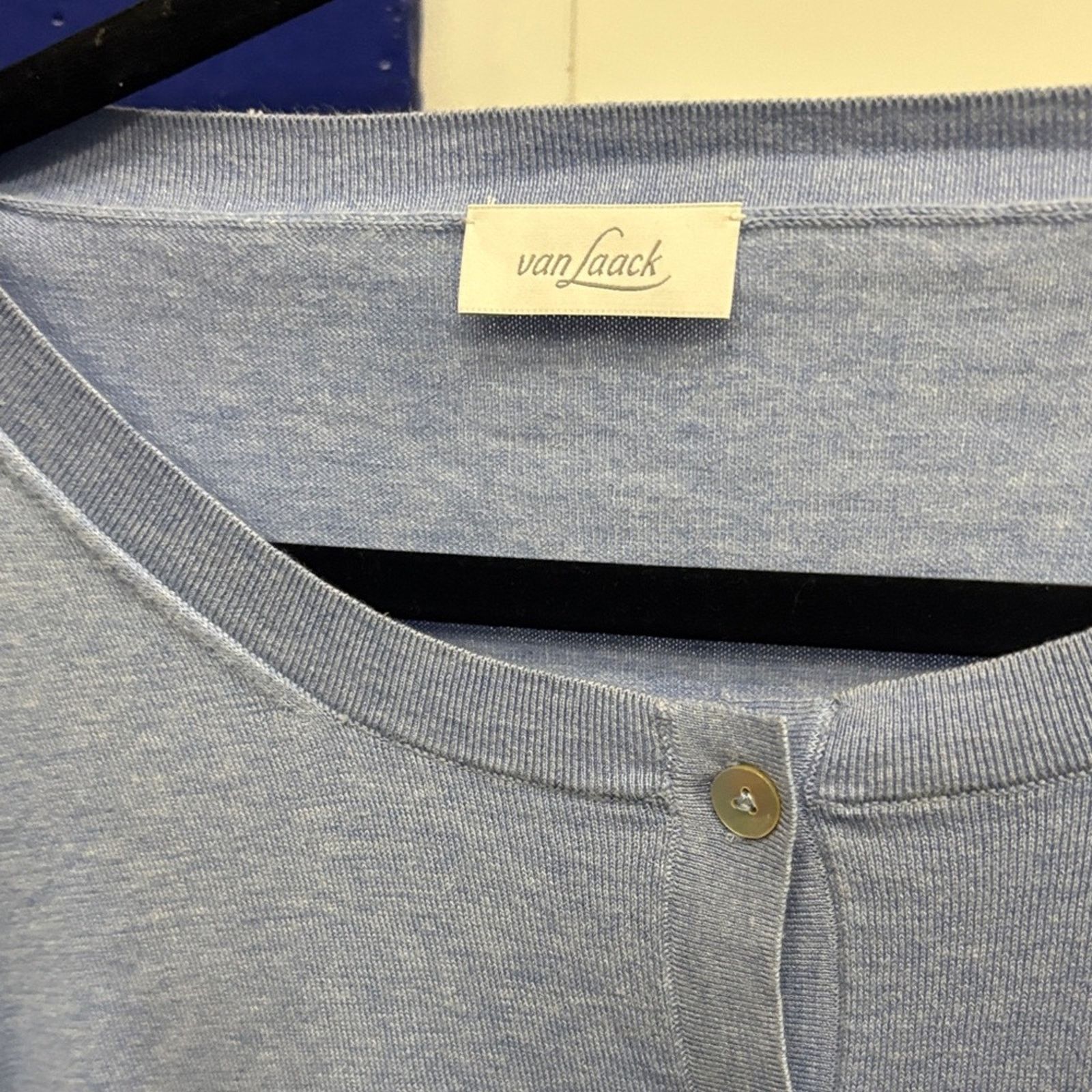 Other Van Laack Elegant Light Blue Women's Cardigan Size S Size S / US 4 / IT 40 - 2 Thumbnail