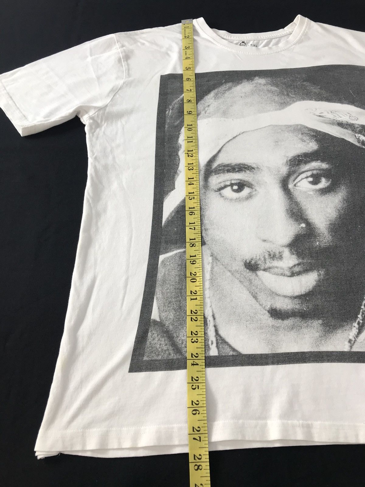 Rap Tees Hype Tupac Shakur American Rapper Rap Tees Big Face Printed Size US L / EU 52-54 / 3 - 9 Thumbnail