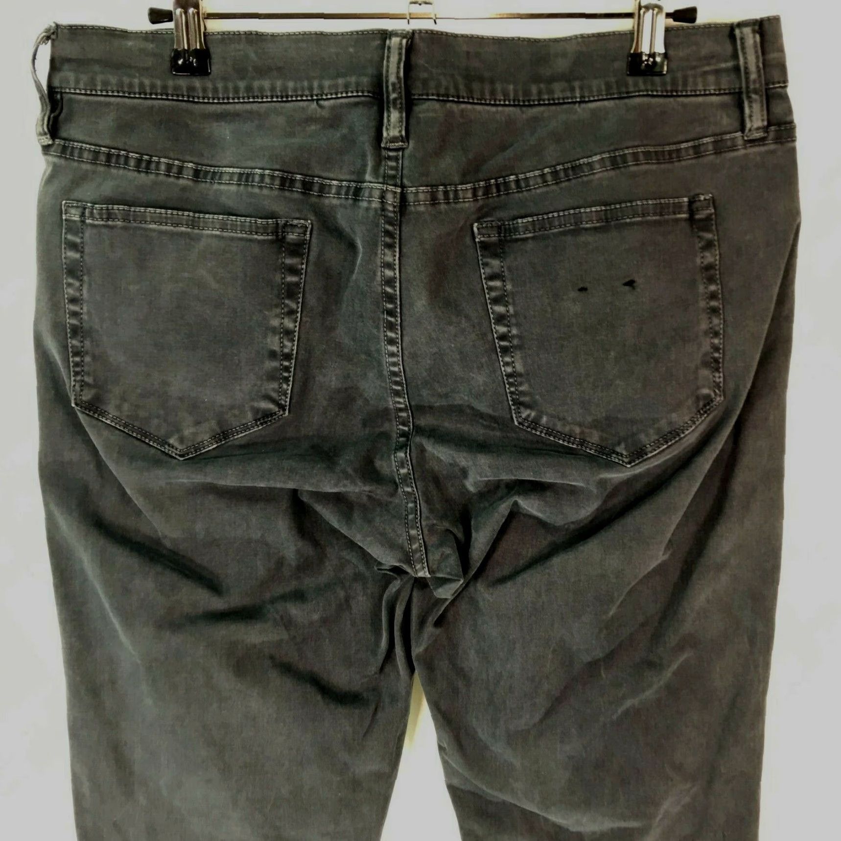 Denime VINTAGE J Crew Toothpick Womens Casual Skinny Leg Stretch Black Denim Jeans Size 30 Size 30" / US 8 / IT 44 - 3 Thumbnail