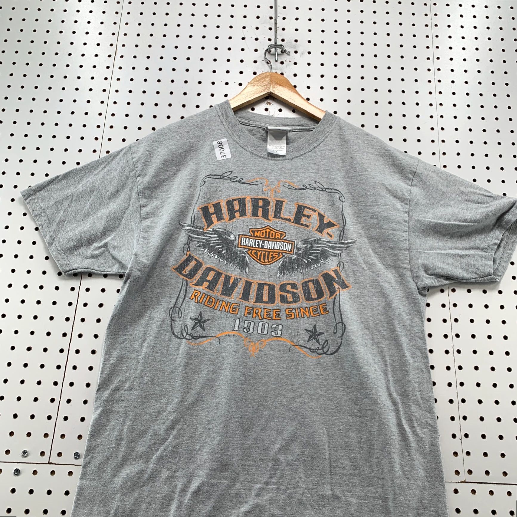 Harley Davidson Harley-Davidson Motorcycle Shirt Mens Large Gray Chicago Tinley Park 21x28 Size US L / EU 52-54 / 3 - 5 Thumbnail