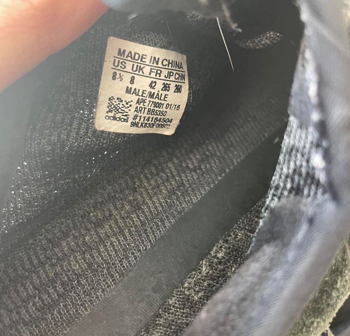 Yeezy Yeezy boost 350 black pirate Size US 8.5 / EU 41-42 - 4 Thumbnail