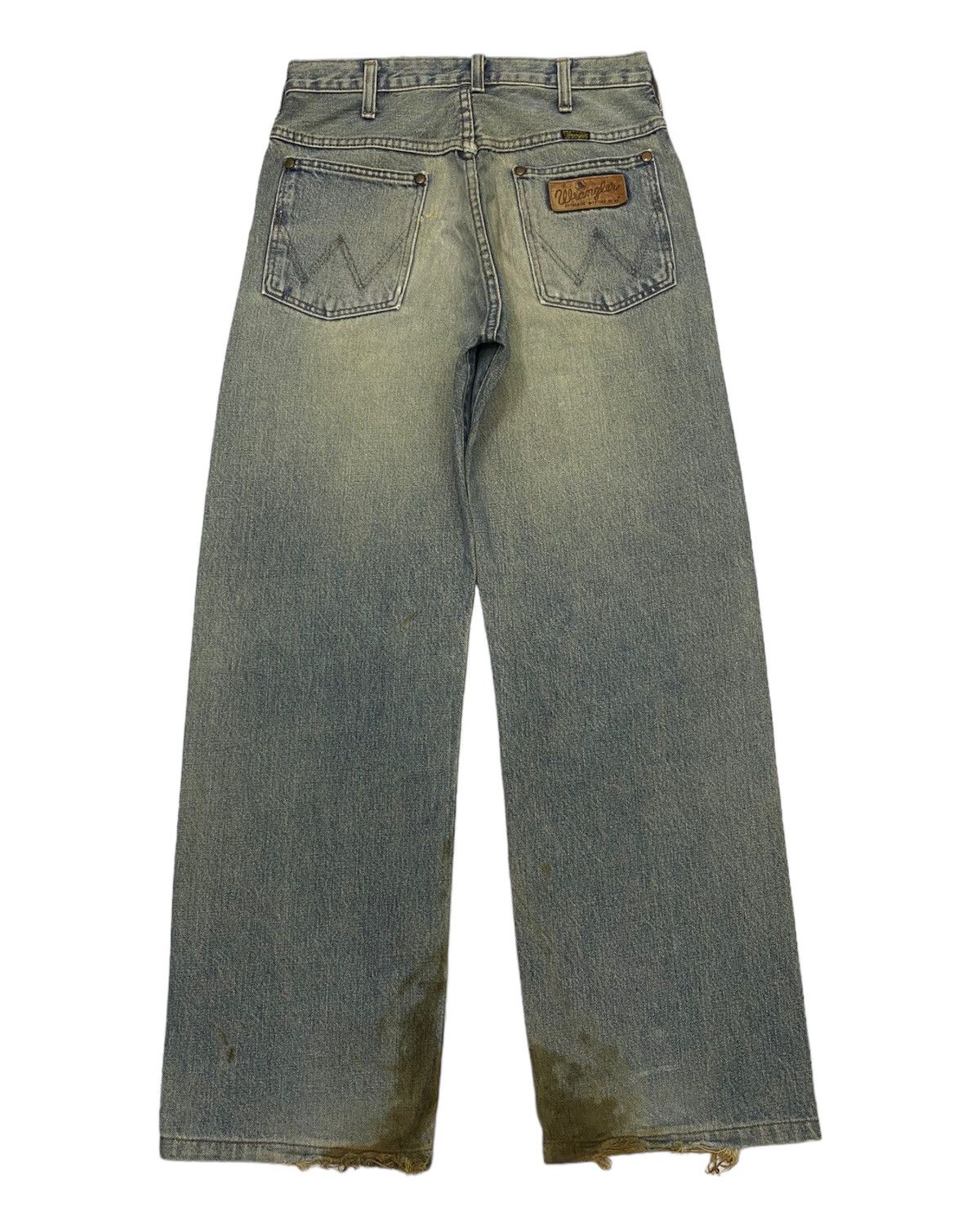 Kapital SELVEDGE DENIM BAGGY WRANGLER 80s FADED DISTRESSED DENIM Size US 27 - 4 Thumbnail