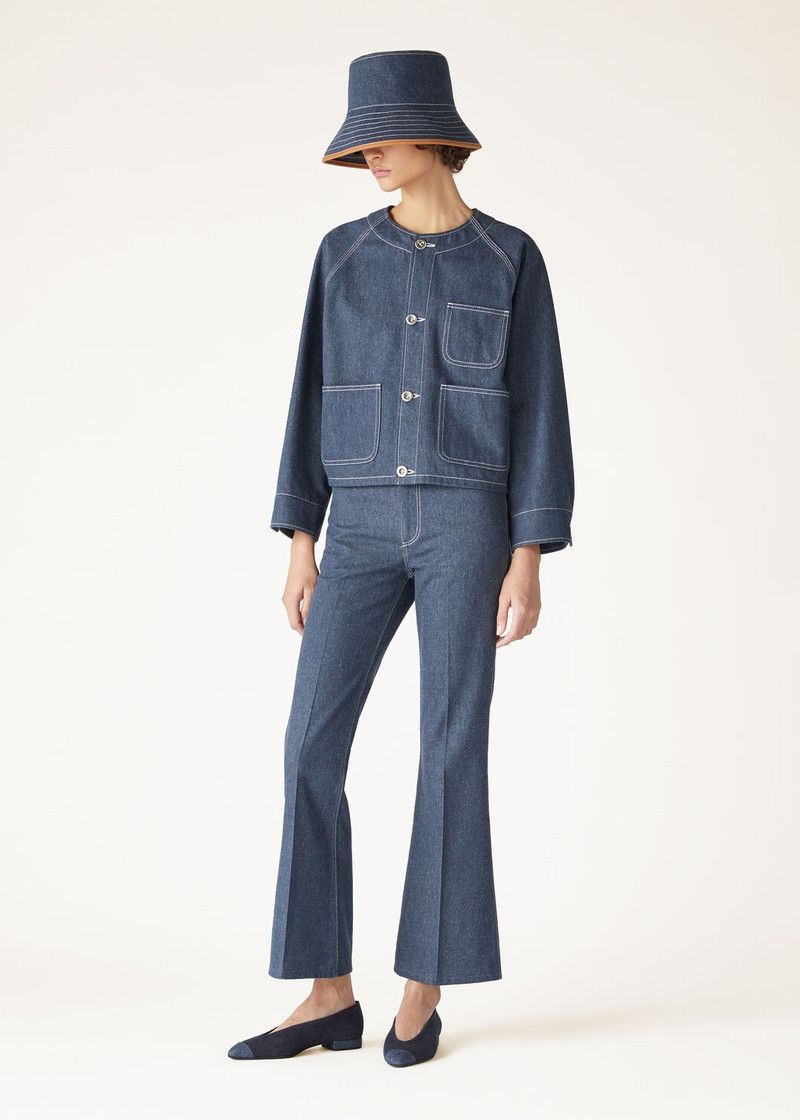 Loro Piana o1srvl11e1125 FAO6408 Faron Denim Pant in Blue Size 27" / US 4 / IT 40 - 2 Thumbnail