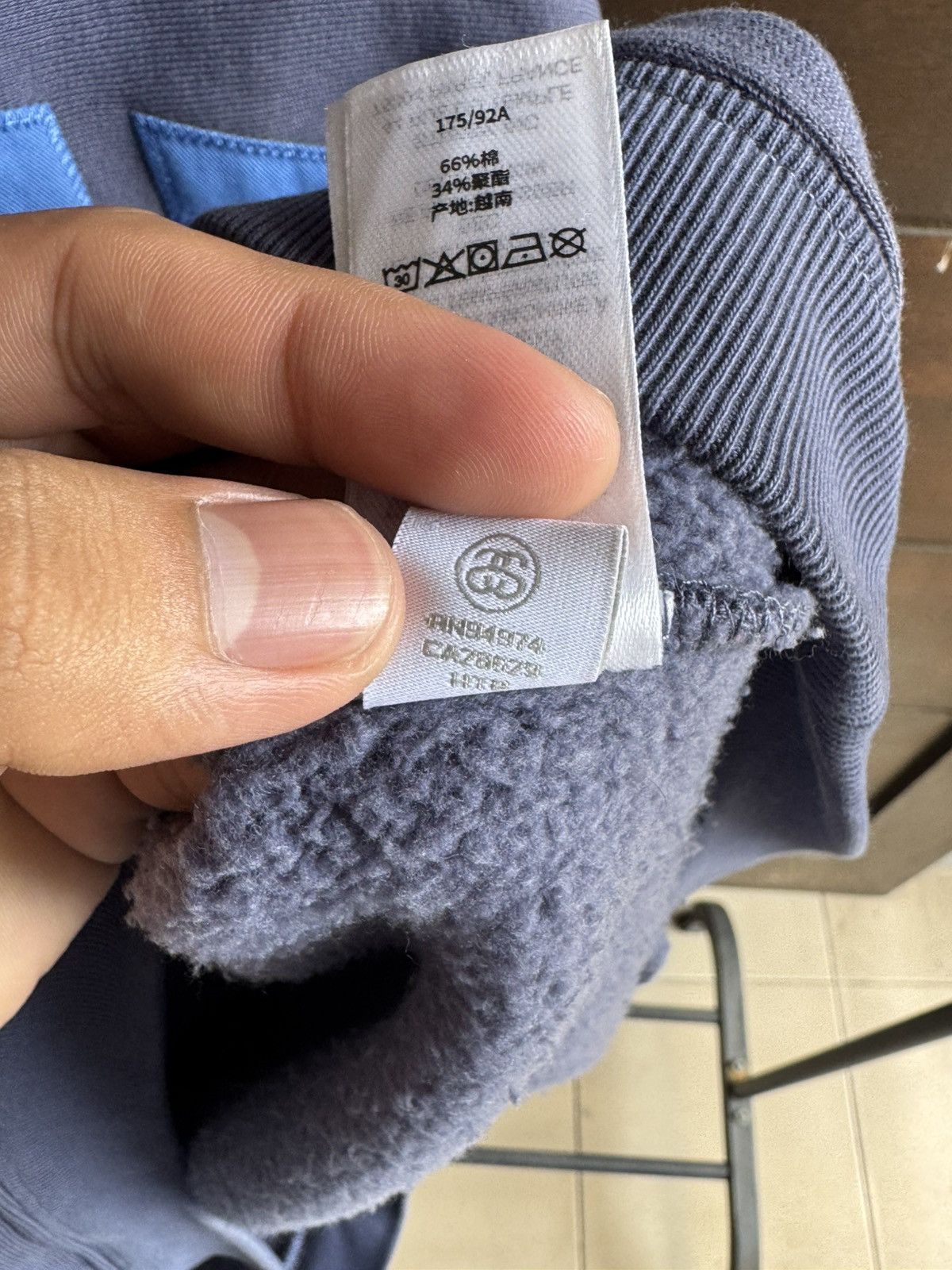 Stussy Stussy STU Relaxed Blue Hoodie Size US XL / EU 56 / 4 - 5 Thumbnail