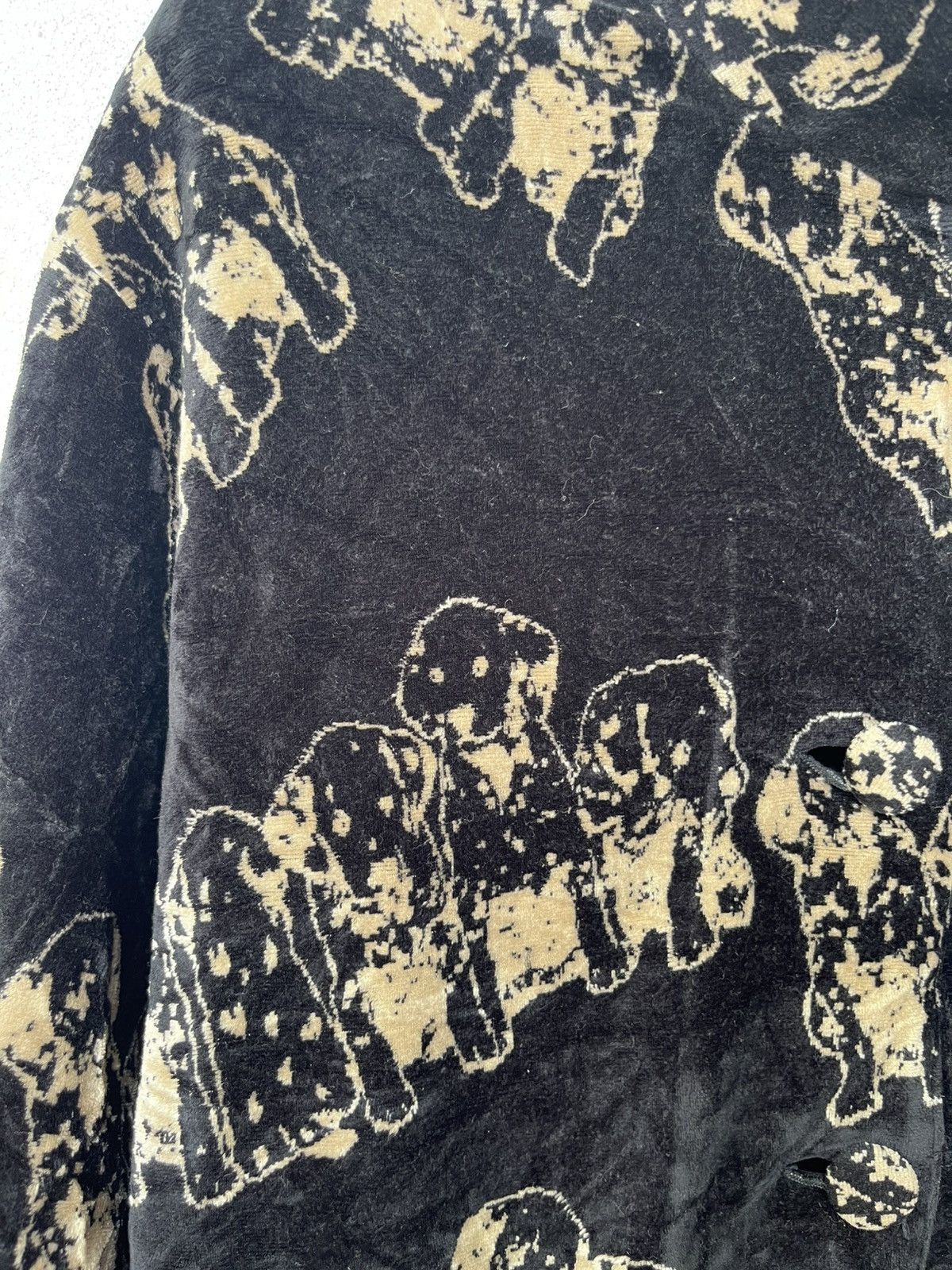 Le Grande Bleu (L.G.B.) 💥CRAZY DOG CASHING OVERPRINTED VELVET I6W9 LGB STYLE Size US M / EU 48-50 / 2 - 5 Thumbnail