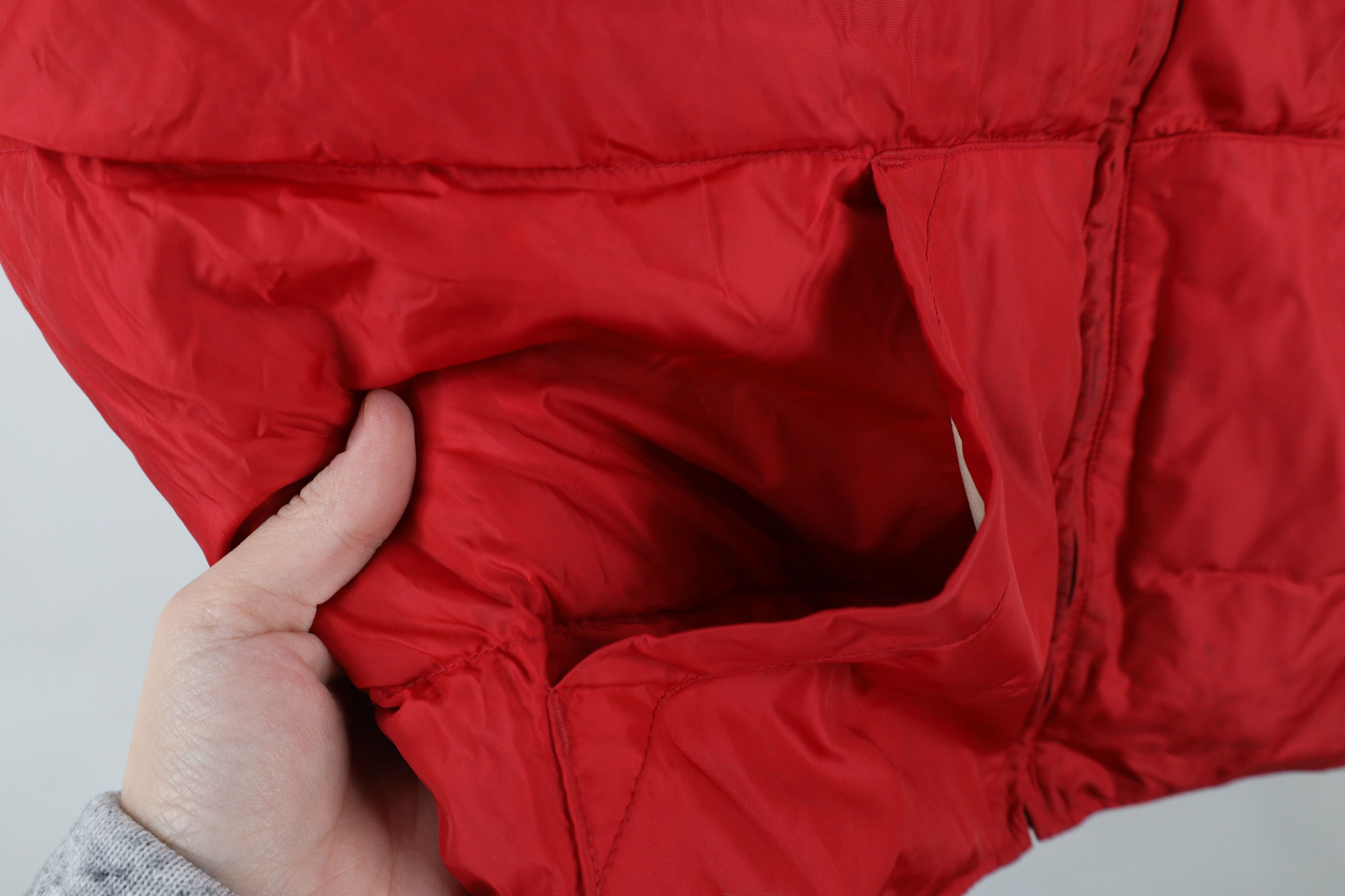 Eddie Bauer × Vintage Vintage 90s Eddie Bauer Goose Down Puffer Vest Jacket Red Size US XL / EU 56 / 4 - 7 Thumbnail
