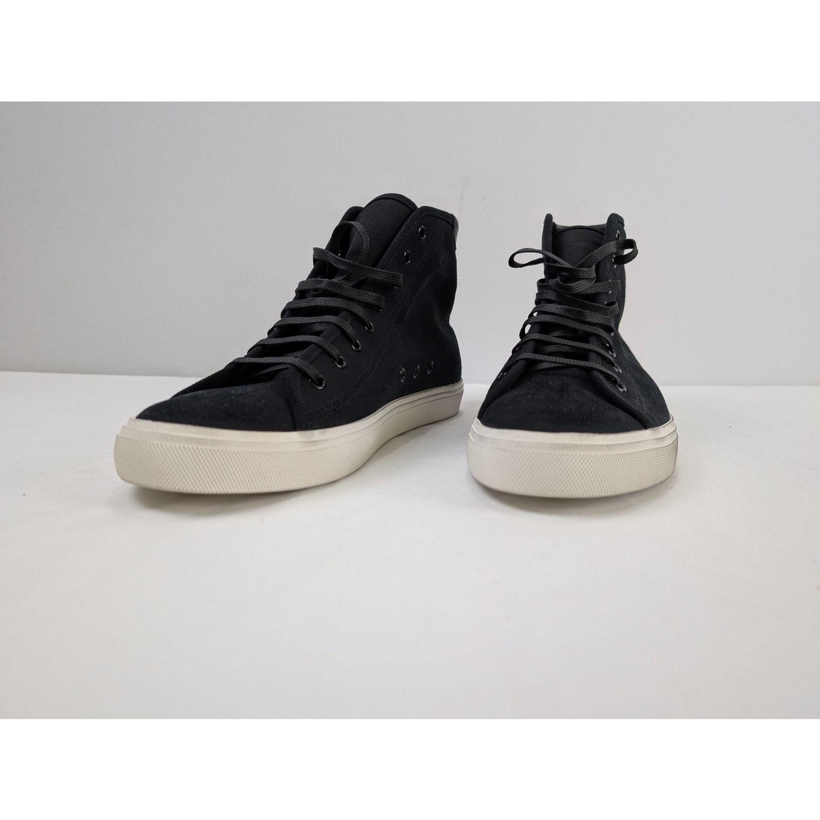 Saint Laurent Paris o1rshd1 High Top Sneakers in Black 44 Size US 11 / EU 44 - 9 Thumbnail
