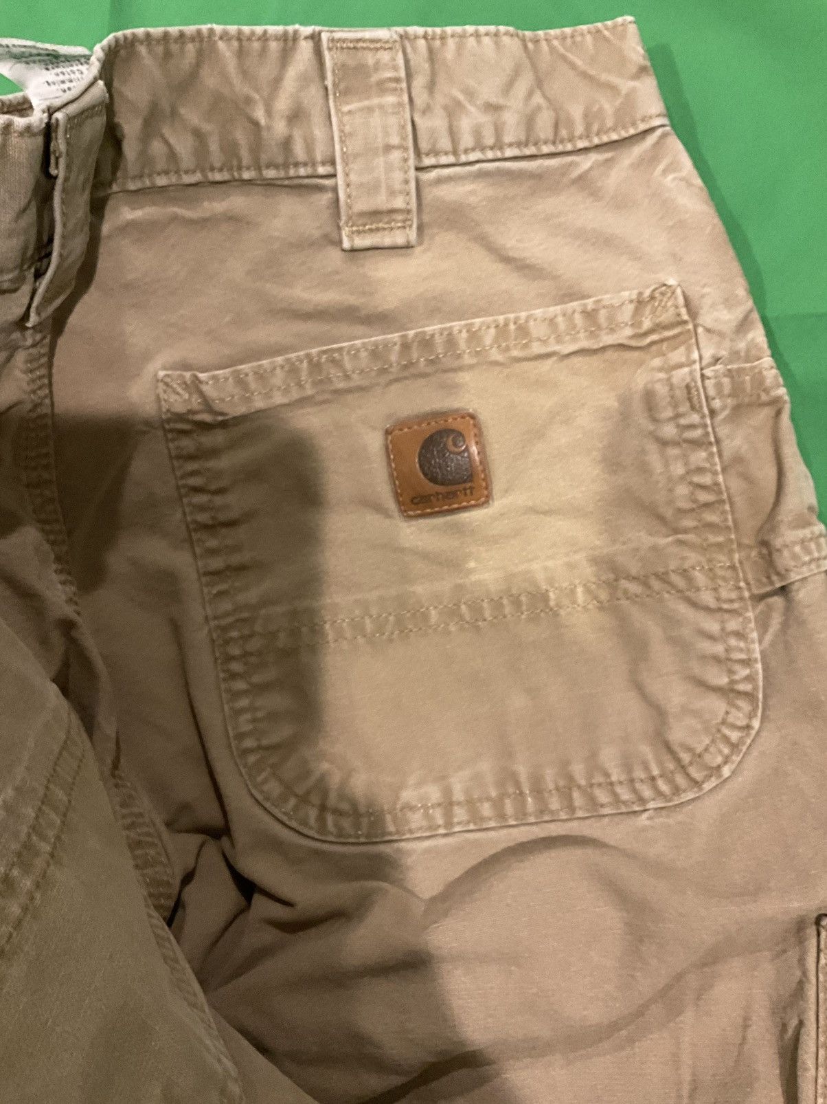 Carhartt × Vintage Vintage Tan Carhartt cargo pants Size US 34 / EU 50 - 2 Thumbnail