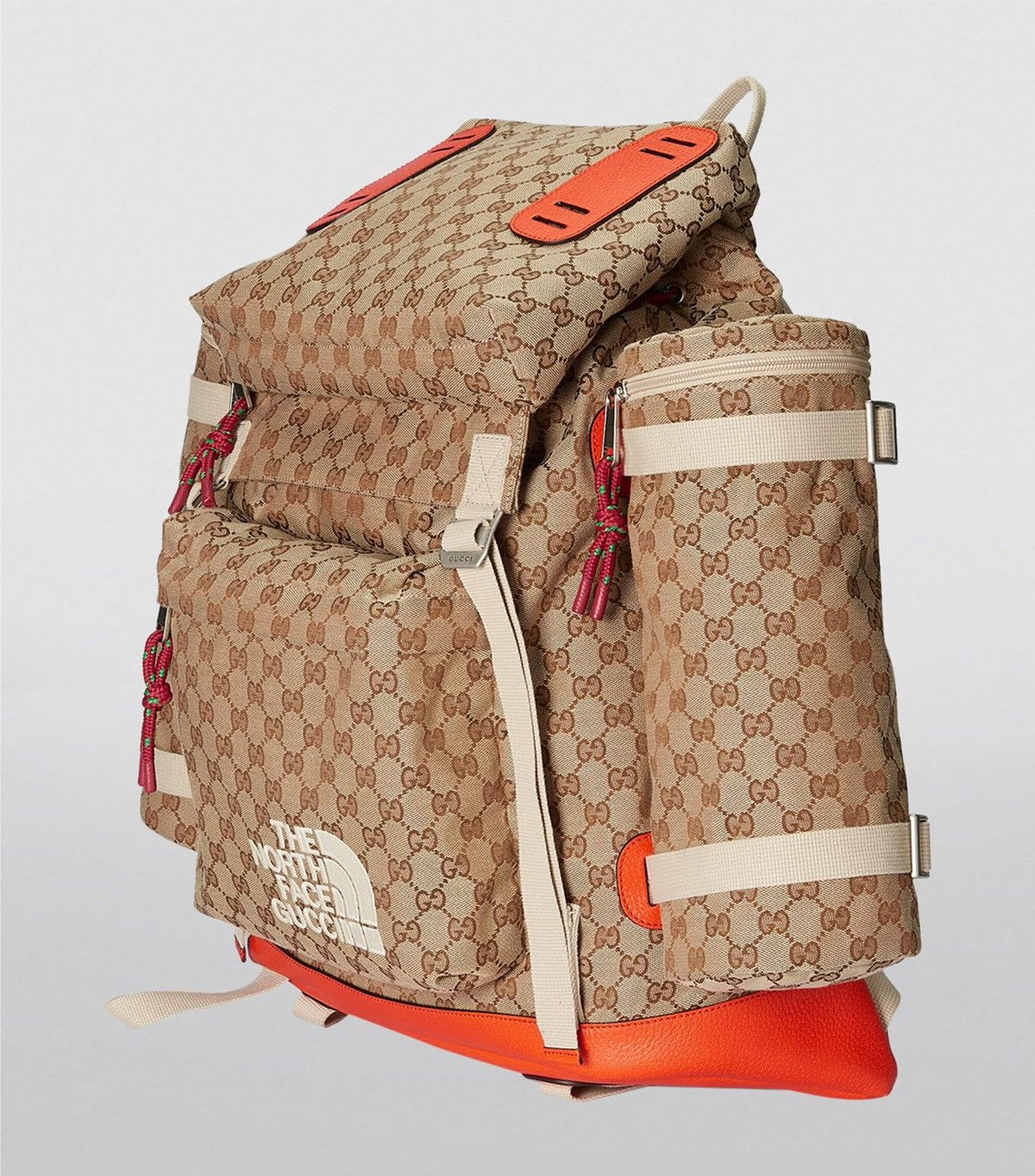 Gucci × The North Face 🔥SUPER RARE🔥GG Canvas Large Backpack Size ONE SIZE - 4 Thumbnail