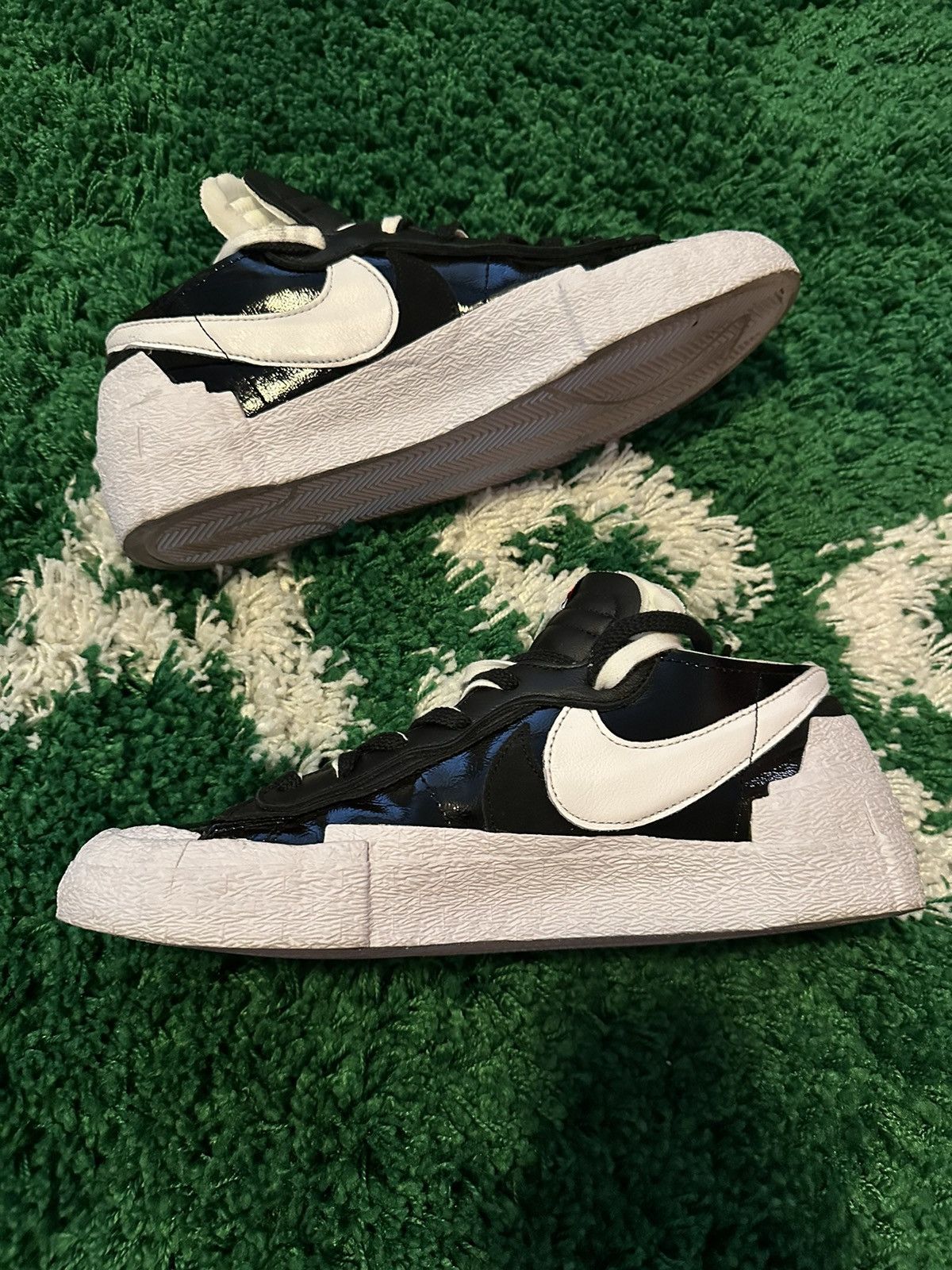 Nike × Sacai Nike x Sacai Blazer Low Sneakers Black 11 Size US 11 / EU 44 - 3 Thumbnail