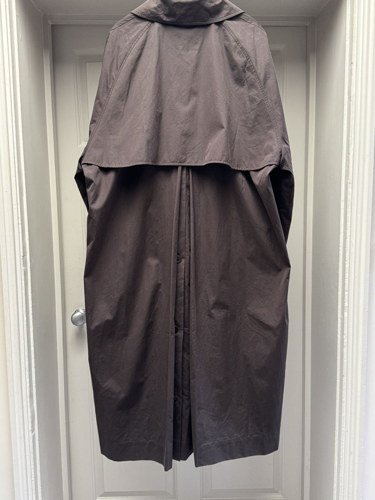 The Row The Row Mens Omar Trench Coat in Brown Medium Size US M / EU 48-50 / 2 - 9 Thumbnail