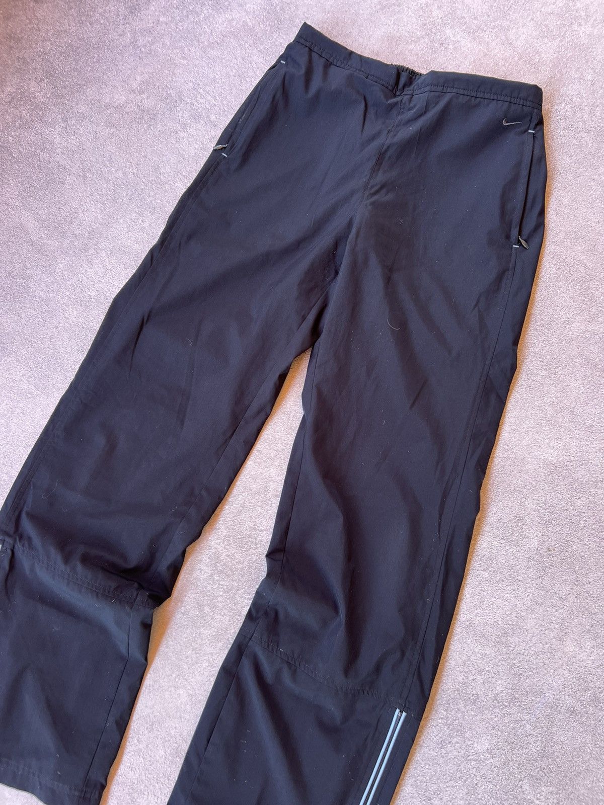 Nike 🔥 Vintage Y2K Blue Nylon Drill Swag Pants – Women’s Size 28" / US 6 / IT 42 - 4 Thumbnail