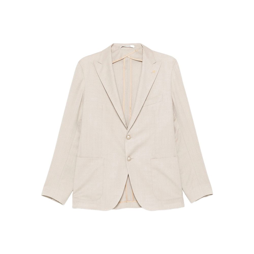 Tagliatore Tagliatore NEUTRALS Jackets - Blazers Size US L / EU 52-54 / 3 - 1 Thumbnail