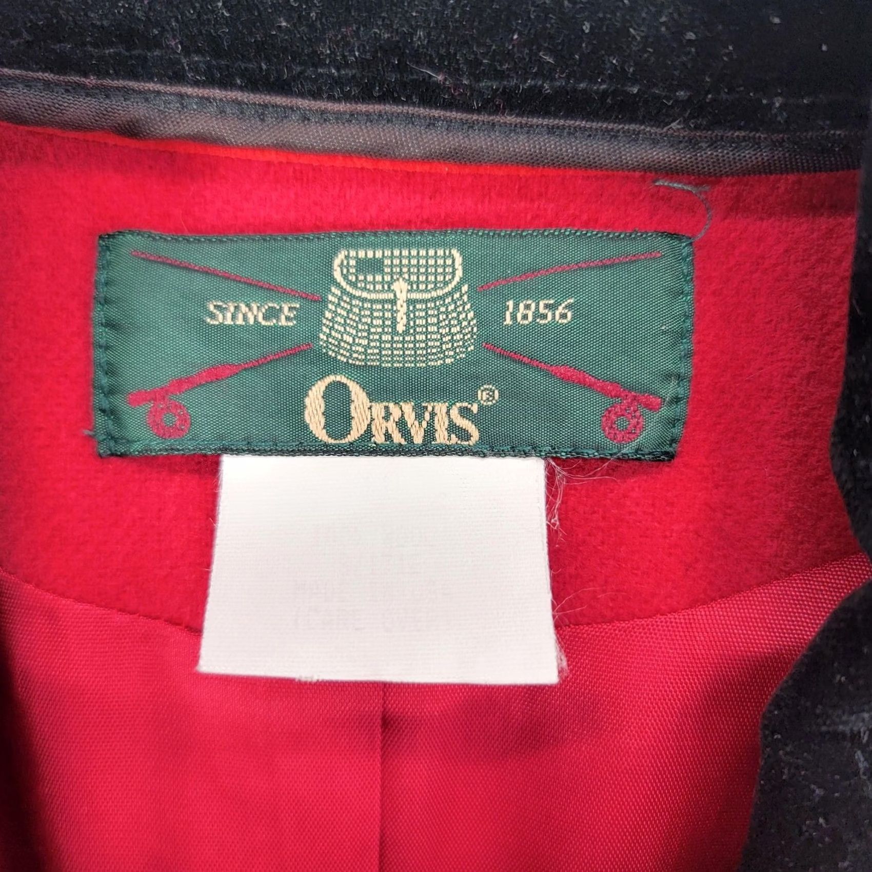 Orvis Orvis Blazer Womens 8 Red Wool Velvet Collar Button Front Lined Tailored USA Size M / US 6-8 / IT 42-44 - 2 Thumbnail