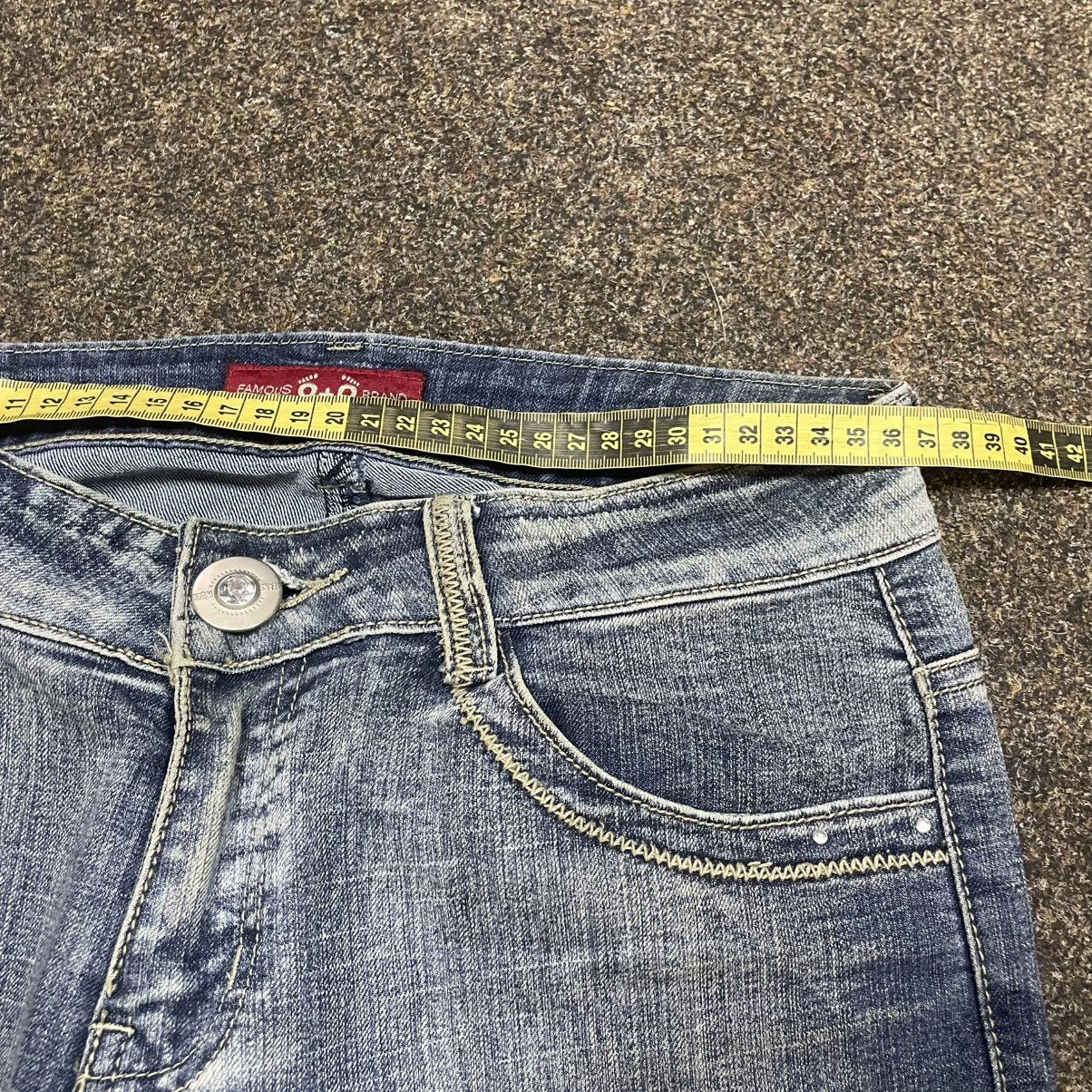 Vintage Vintage 90s Y2K Flared Jeans Distressed Wide Leg Skate 32 Size US 32 / EU 48 - 6 Thumbnail